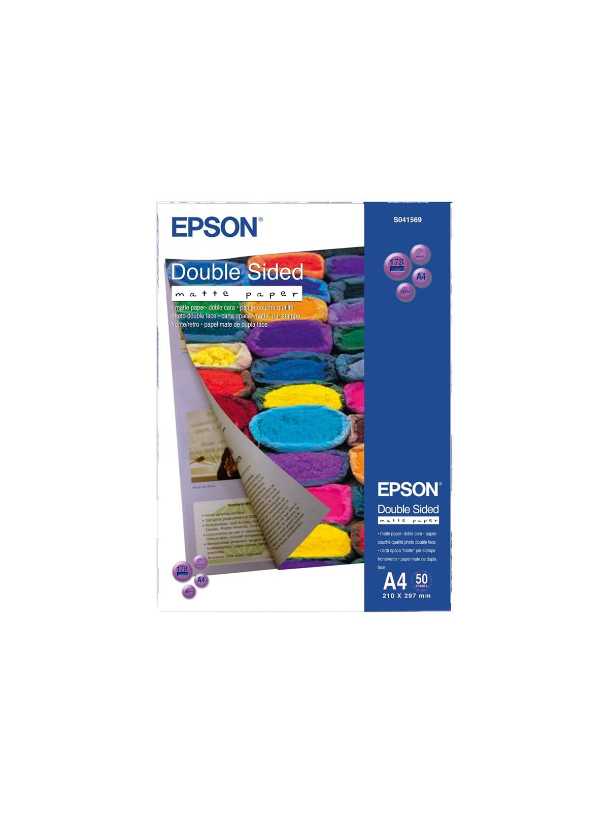 Epson Double-sided Matte Paper - Papier Fotopapier Und Etiketten - C13s041569