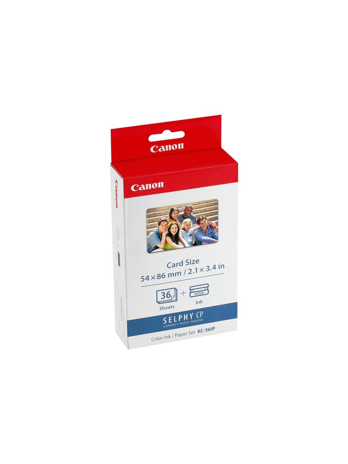 Canon Kc-36ip Color Ink Creditcard Size - Papier Fotopapier Und Etiketten - 7739a001
