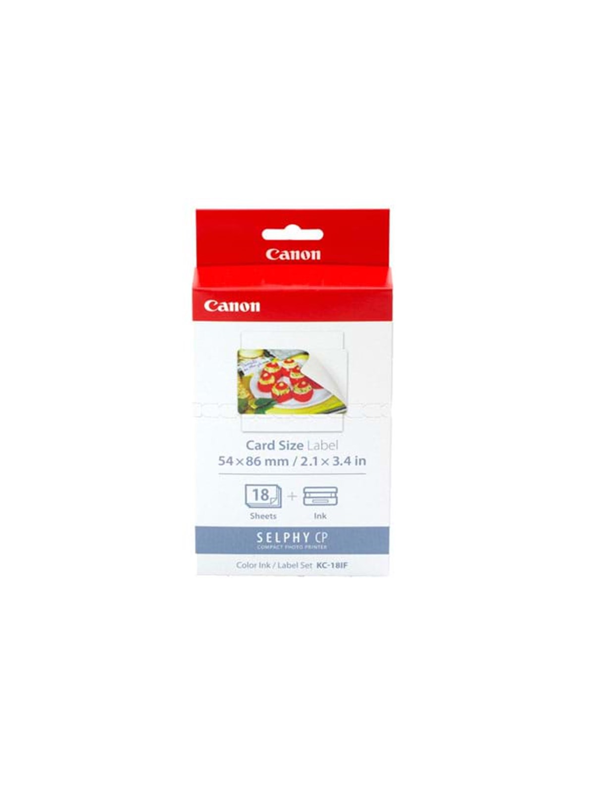 Canon Kc-18if Color Ink Labels Set For Selphy - Papier Fotopapier Und Etiketten - 7741a001