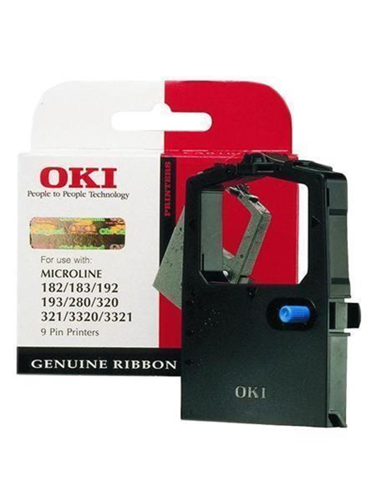 Oki Ribbon/black 9pin 1000sh f 100-300 - Print Ribbon Schwarz - Druckerzubehoer Tinte Toner - 09002303