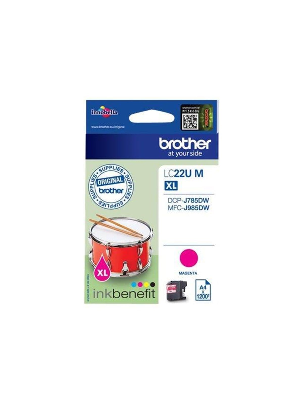 Brother Lc22um - Magenta Ink - Tintenpatrone Magenta - Druckerzubehoer Tinte Toner - Lc600m