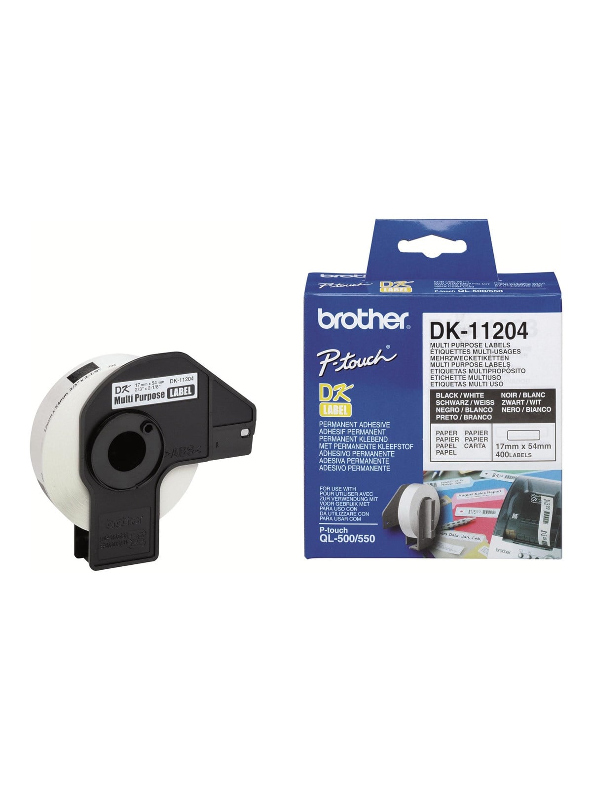 Brother Dk-11204 - Termokopieringspapir - Papier Fotopapier Und Etiketten