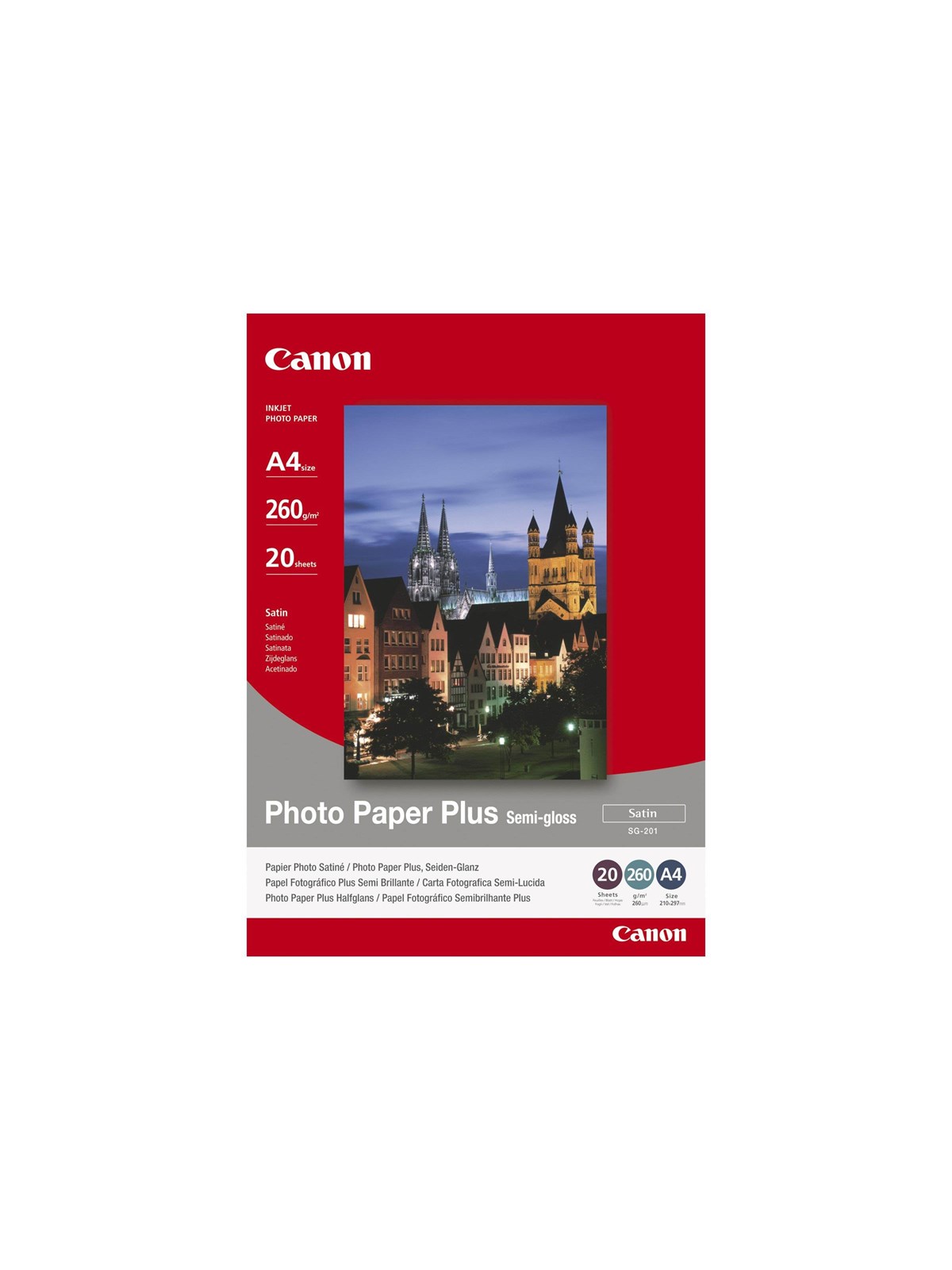 Canon Paper Sg-201 / 1686b032 Semi Gloss - Papier Fotopapier Und Etiketten