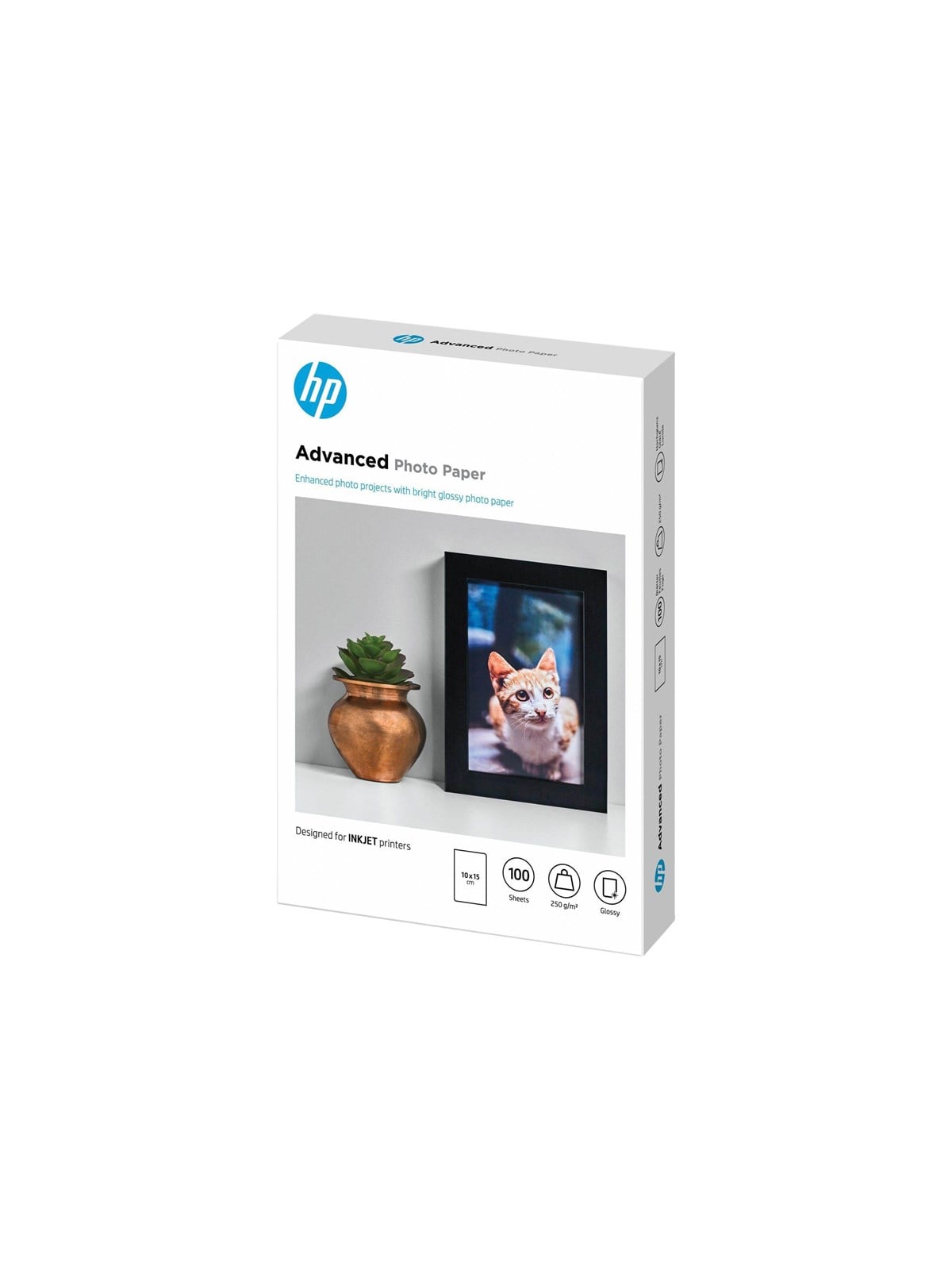 HP Advanced Glossy Photo Paper 250g/m2 100 Sheets - Papier Fotopapier Und Etiketten - Q8692a