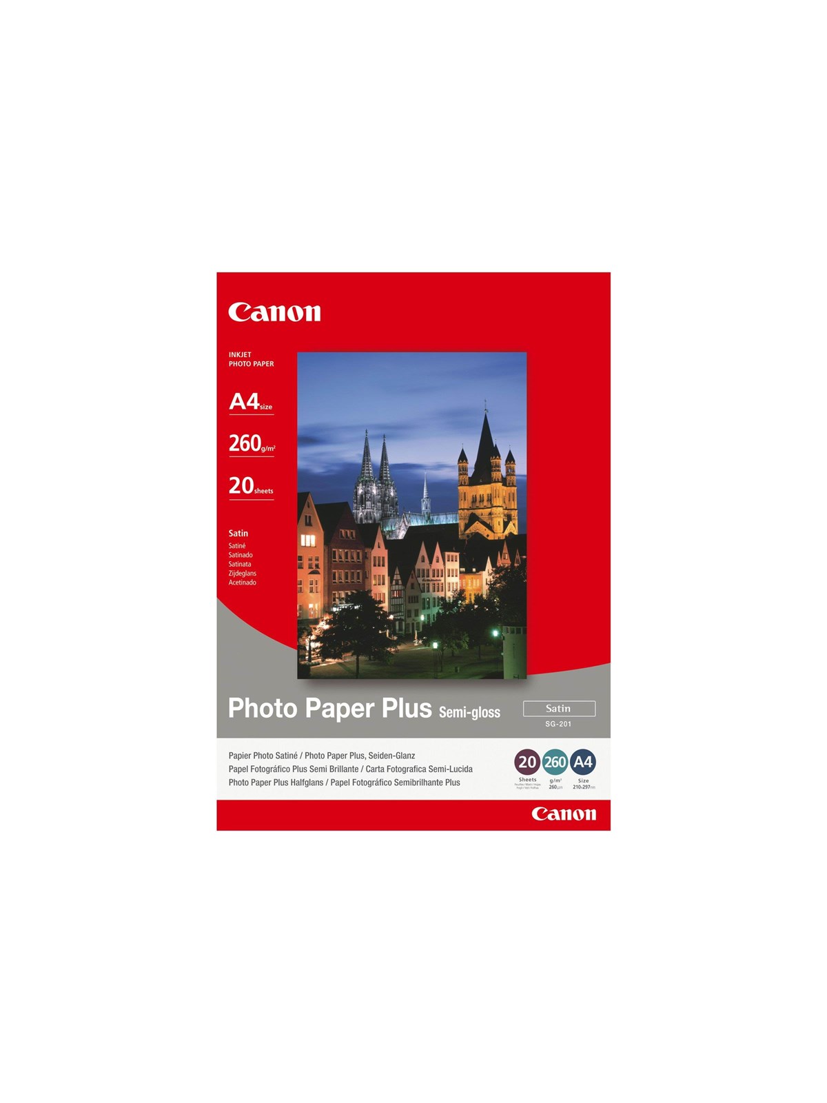 Canon Paper Sg-201 / 1686b021 Semi Gloss - Papier Fotopapier Und Etiketten