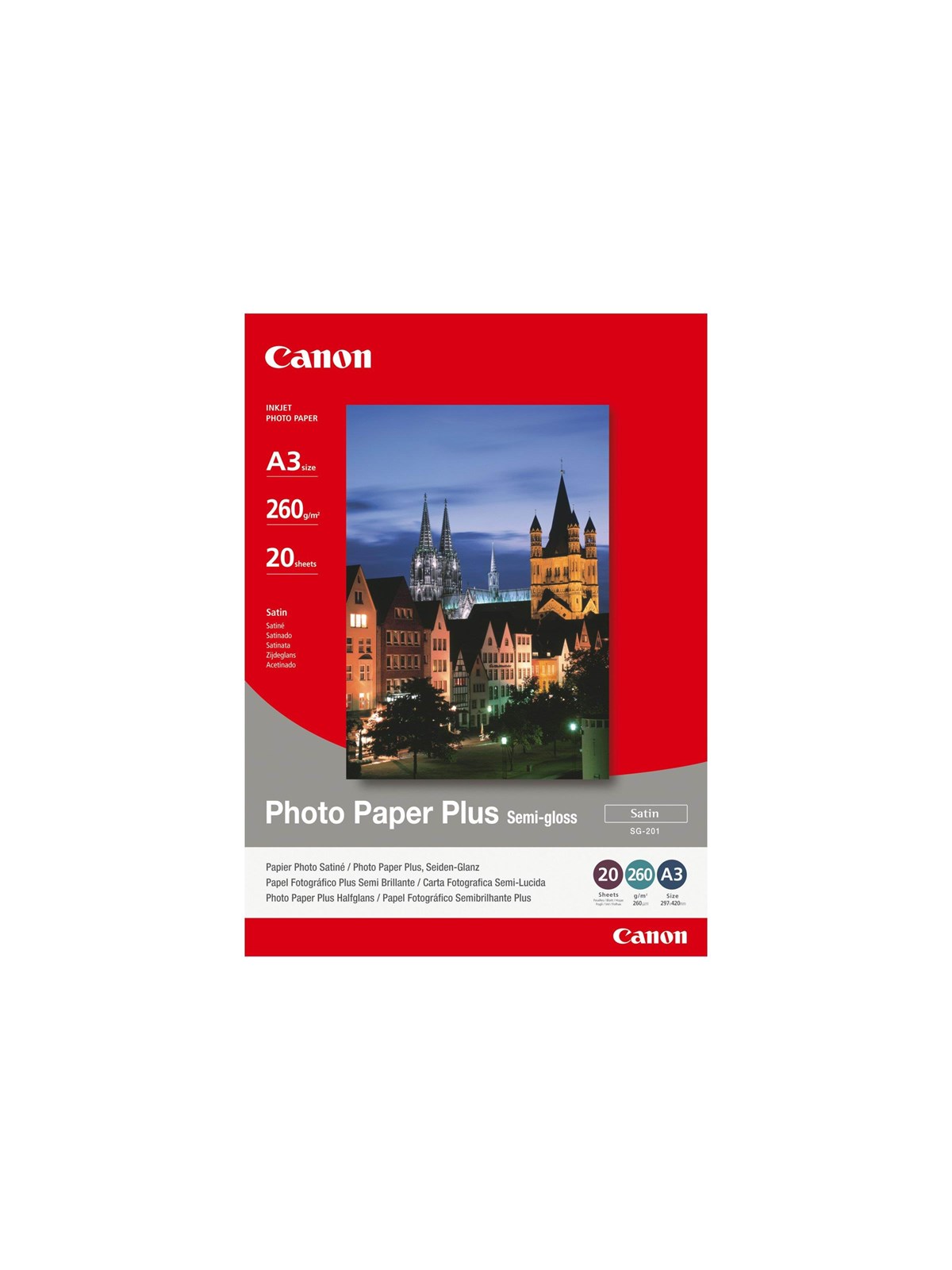 Canon Paper Sg-201 / 1686b026 Semi Gloss - Papier Fotopapier Und Etiketten