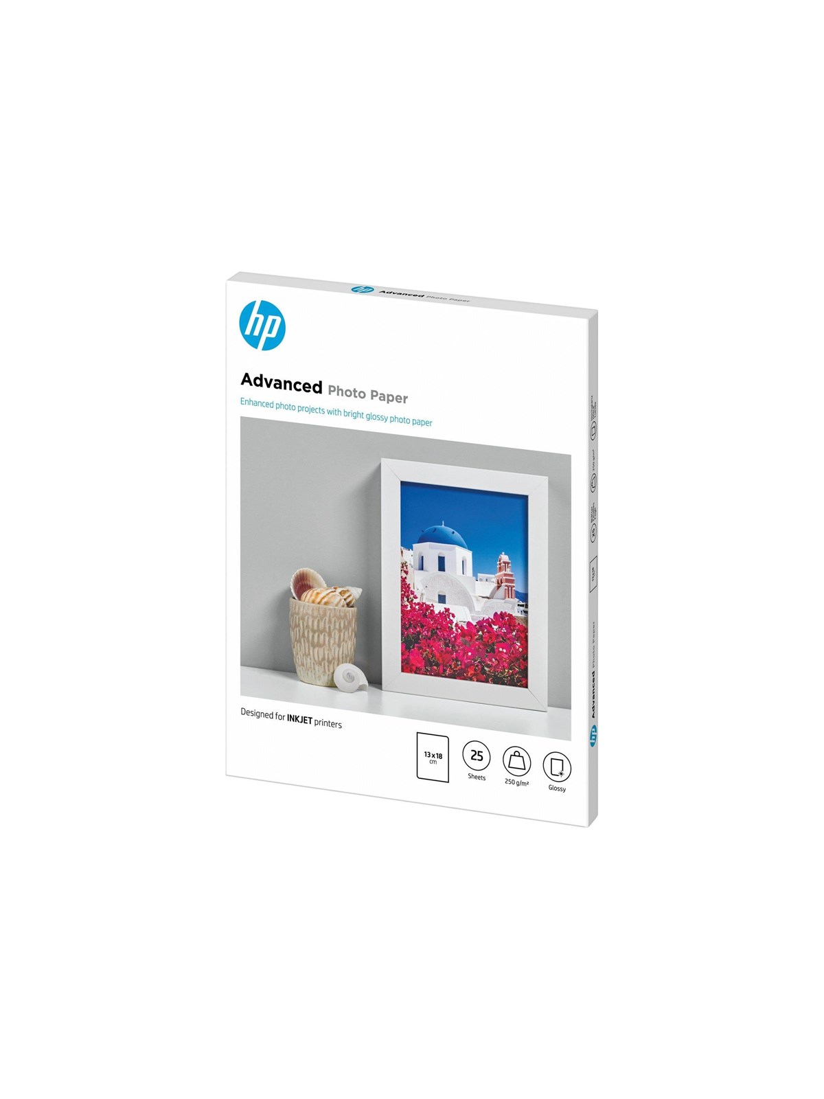 HP Advanced Glossy Photo Paper 25 Sheet - Papier Fotopapier Und Etiketten - Q8696a