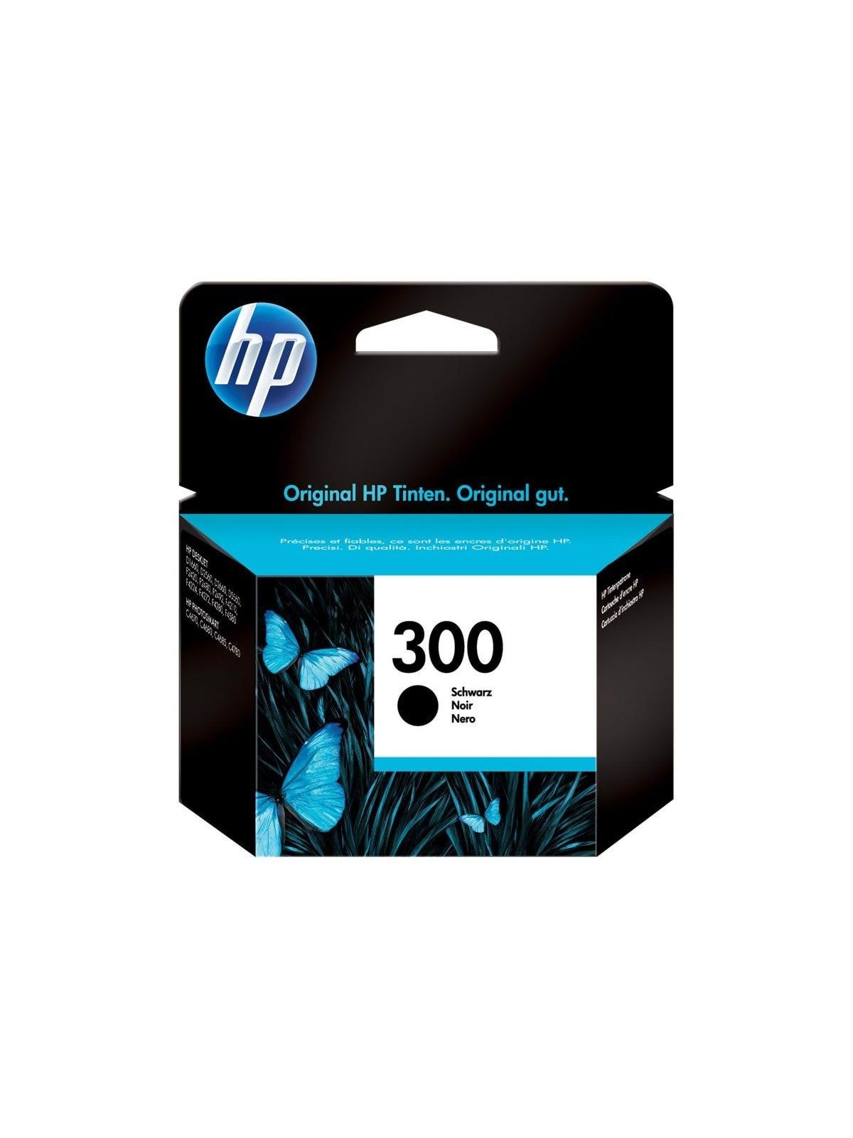 HP 300 / Cc640ee Black Ink - Tintenpatrone Schwarz - Druckerzubehoer Tinte Toner