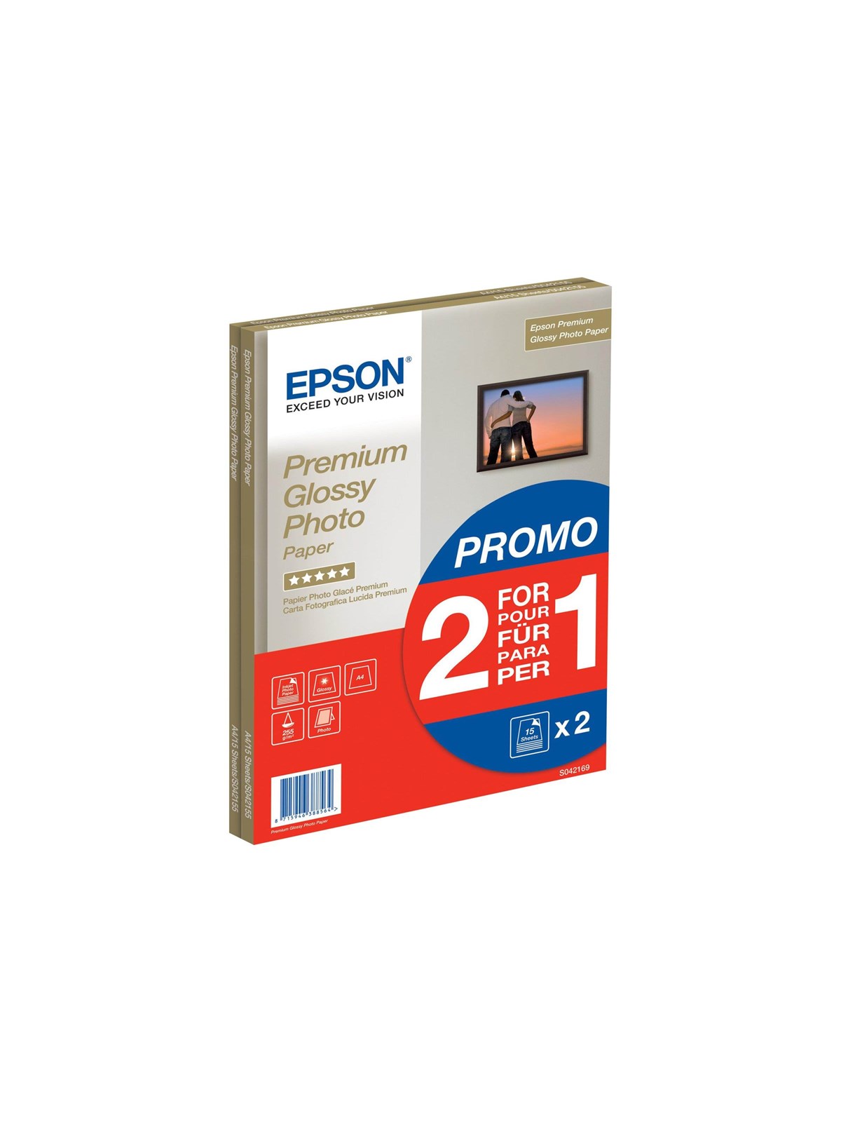 Epson Photopaper Premium A4 30sh - Papier Fotopapier Und Etiketten - C13s042169