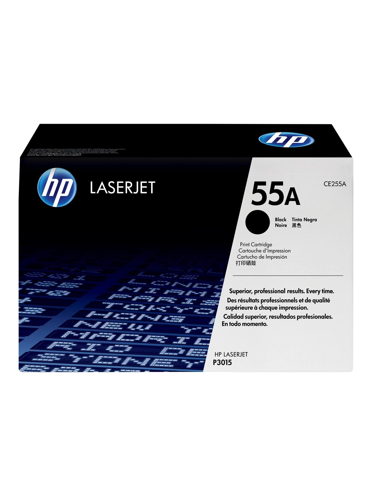 HP 55a / Ce255a - Black Laser Toner - Tonerpatrone Schwarz - Druckerzubehoer Tinte Toner