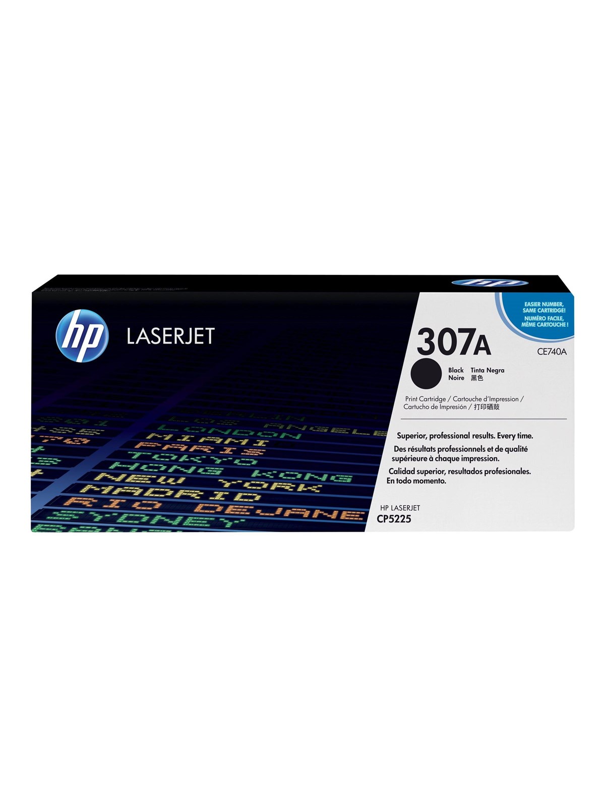 HP 307a / Ce740a Black Toner - Tonerpatrone Schwarz - Druckerzubehoer Tinte Toner