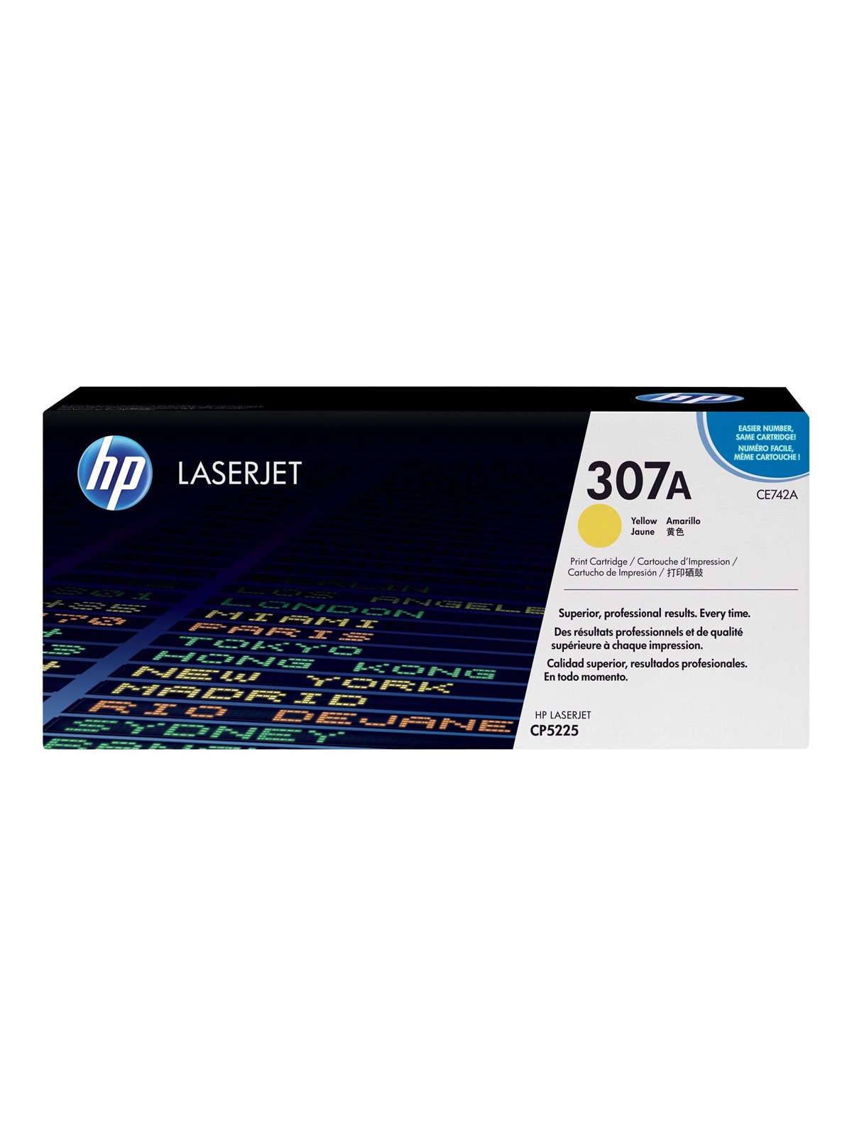 HP 307a / Ce742a Yellow Toner - Tonerpatrone Gelb - Druckerzubehoer Tinte Toner