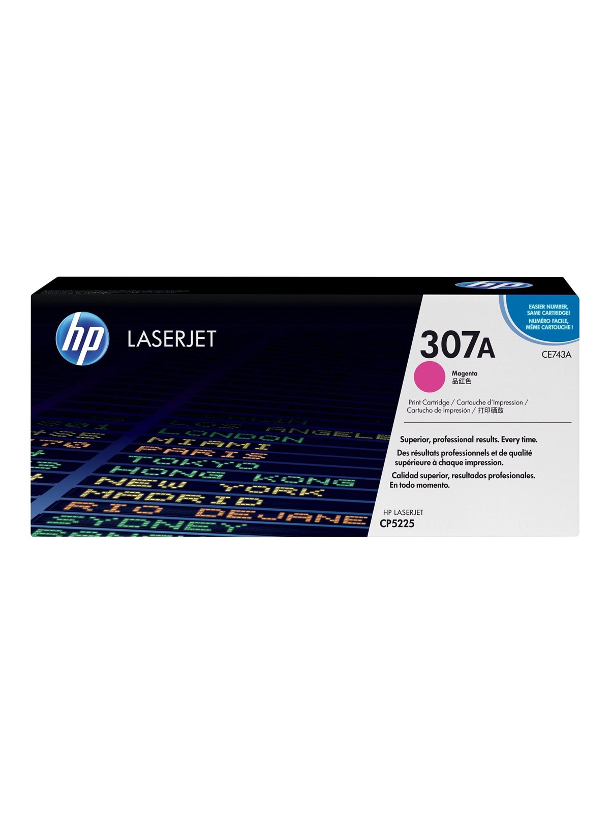 HP 307a / Ce743a Magenta Toner - Tonerpatrone Magenta - Druckerzubehoer Tinte Toner