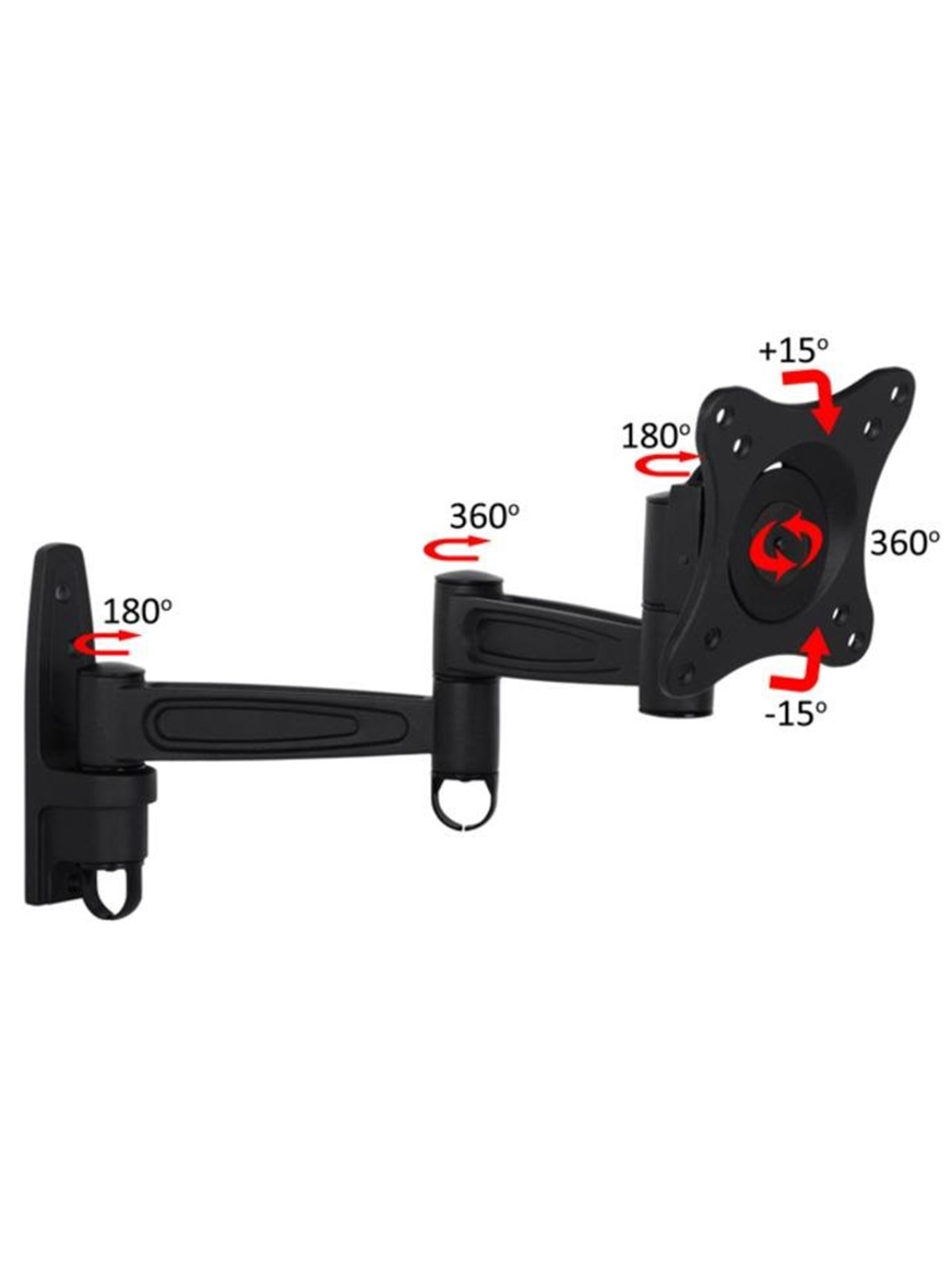 Multibrackets M Vesa Flexarm 360 Iii Black 75 100 200 - Monitorhalterung - 7350022733299