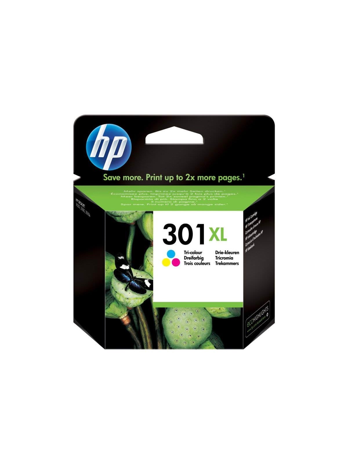 HP 301xl / Ch564ee - High Yield (Cyan Magenta Yellow) Ink - Tintenpatrone Dye-based Tricolour - Druckerzubehoer Tinte Toner