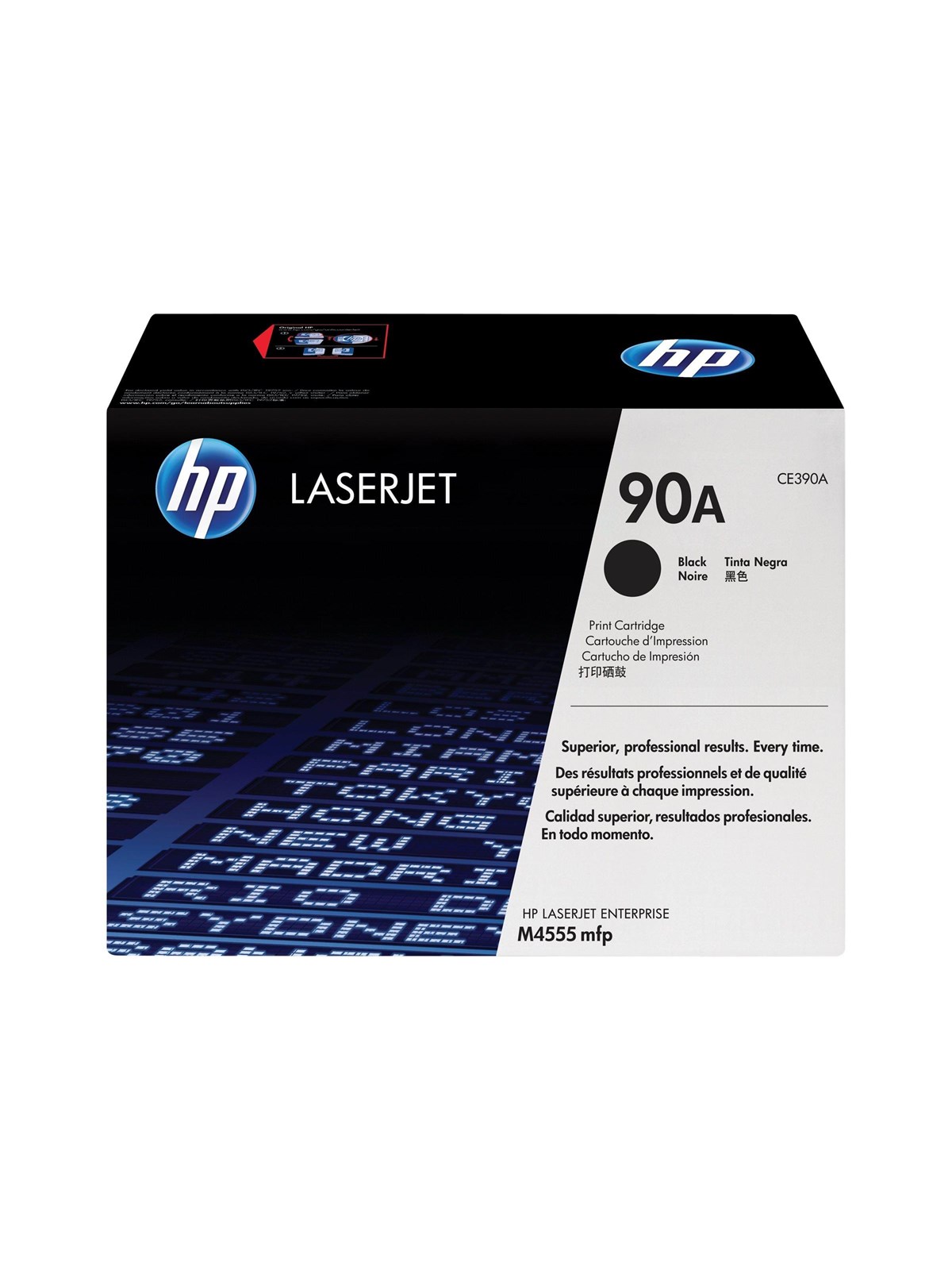 HP 90a / Ce390a - Black Toner - Tonerpatrone Schwarz - Druckerzubehoer Tinte Toner