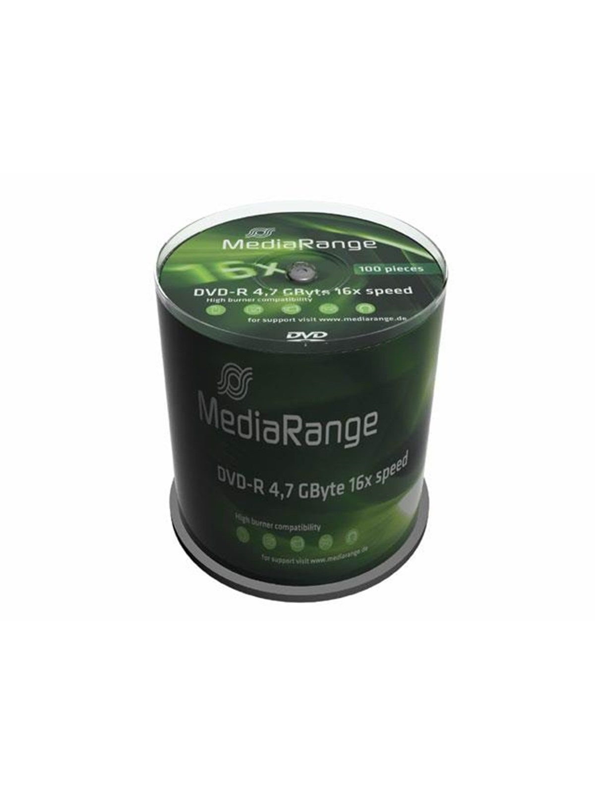Mediarange Dvd-r 4.7gb 100p - Speicherzubehoer - Mr442