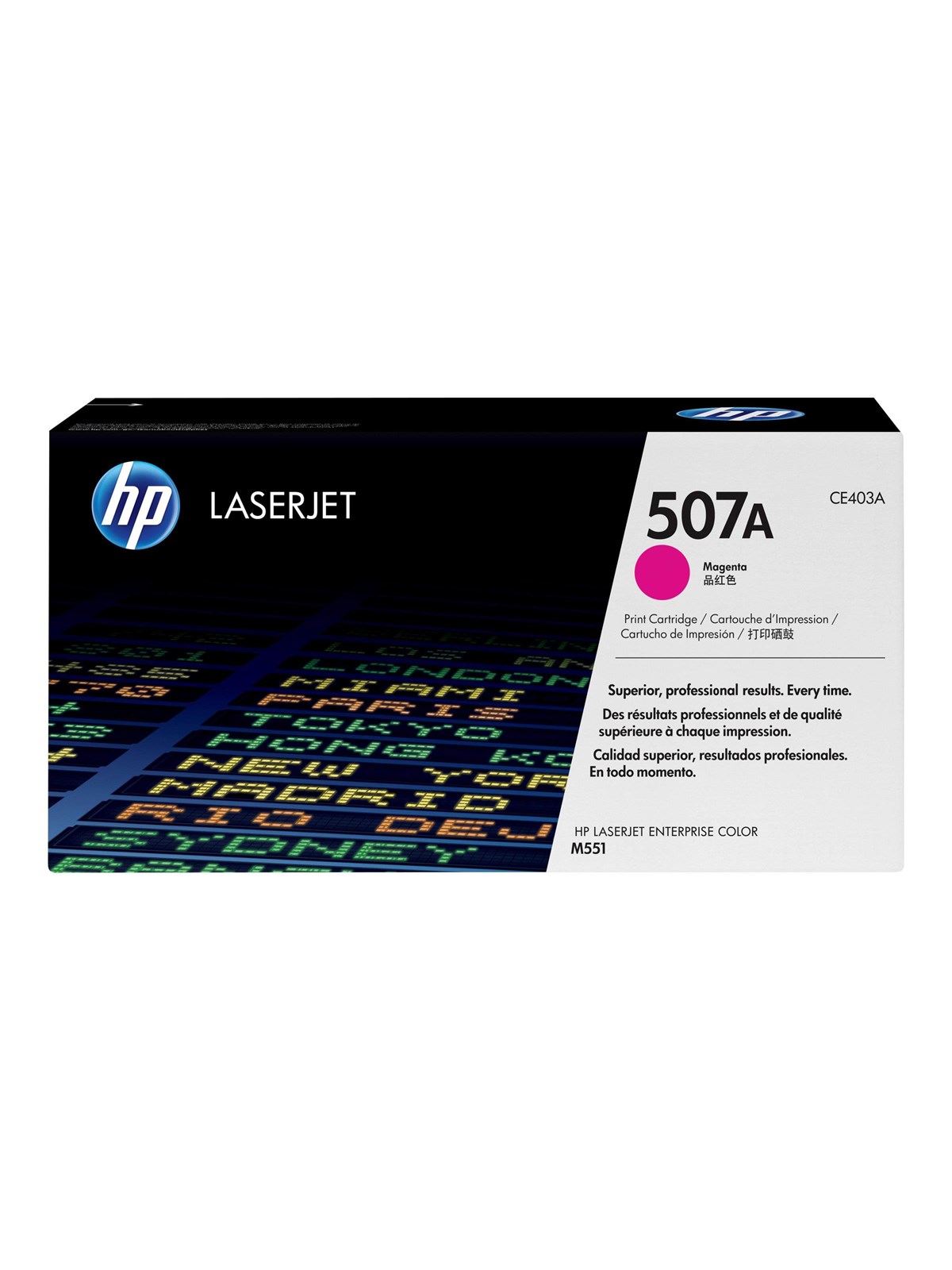 HP 507a / Ce403a Magenta Toner - Tonerpatrone Magenta - Druckerzubehoer Tinte Toner