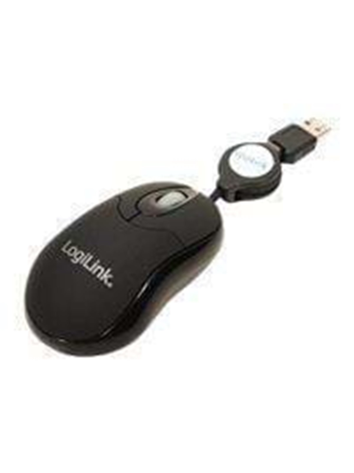 Logilink Mouse Optical Usb Mini Mit Einziehbarem Kabel - Maus () - Id0016