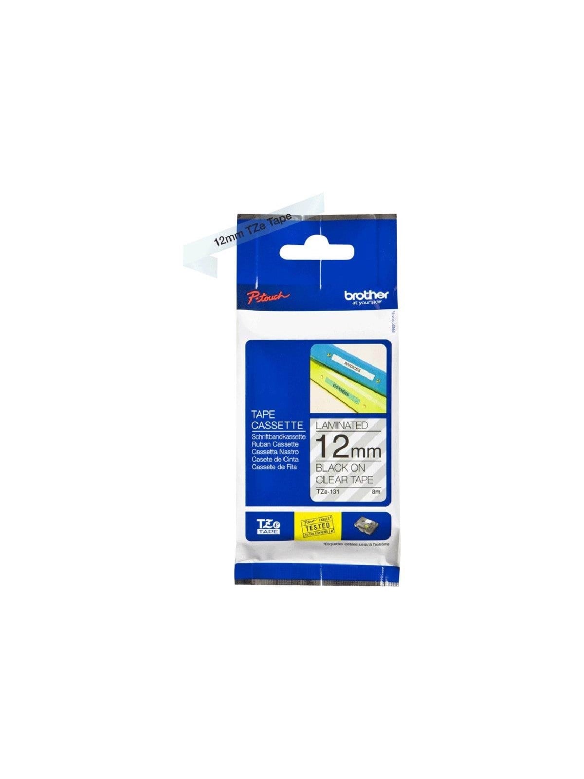 Brother Tze 131 - Lamineret Band - Papier Fotopapier Und Etiketten - Tze131