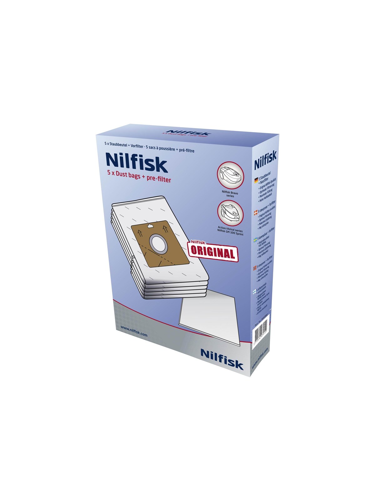 Nilfisk Vacuum Reiniger Zubehör Kit - Staubsaugerbeutel - 30050002