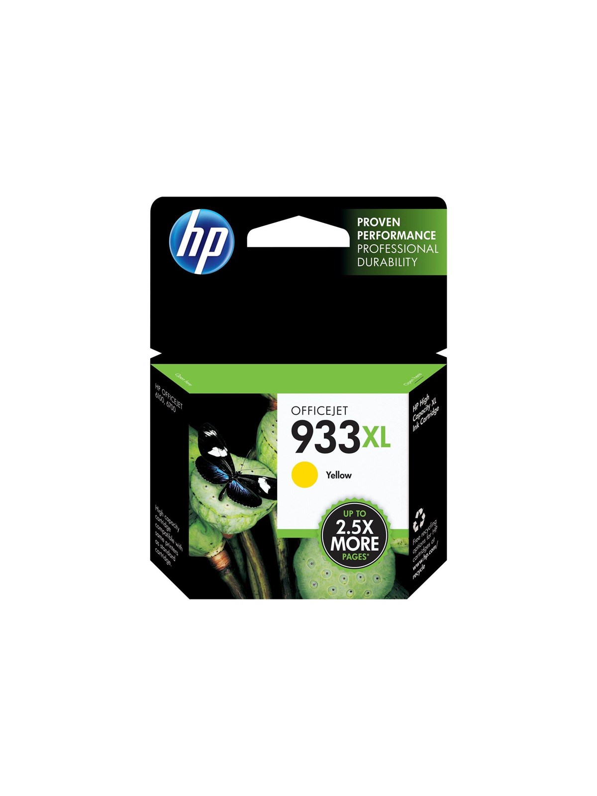 HP 933xl / Cn056ae High Capacity - Tintenpatrone Gelb - Druckerzubehoer Tinte Toner