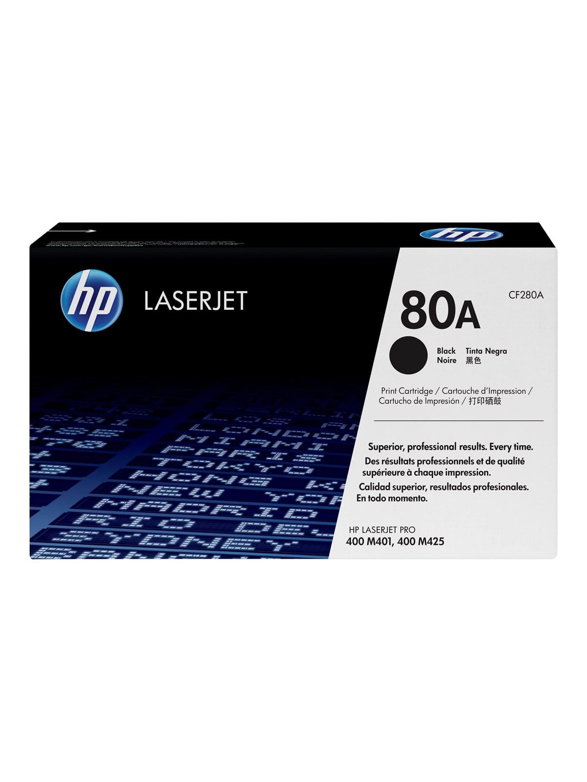 HP 80a / Cf280a Black Toner - Tonerpatrone Schwarz - Druckerzubehoer Tinte Toner