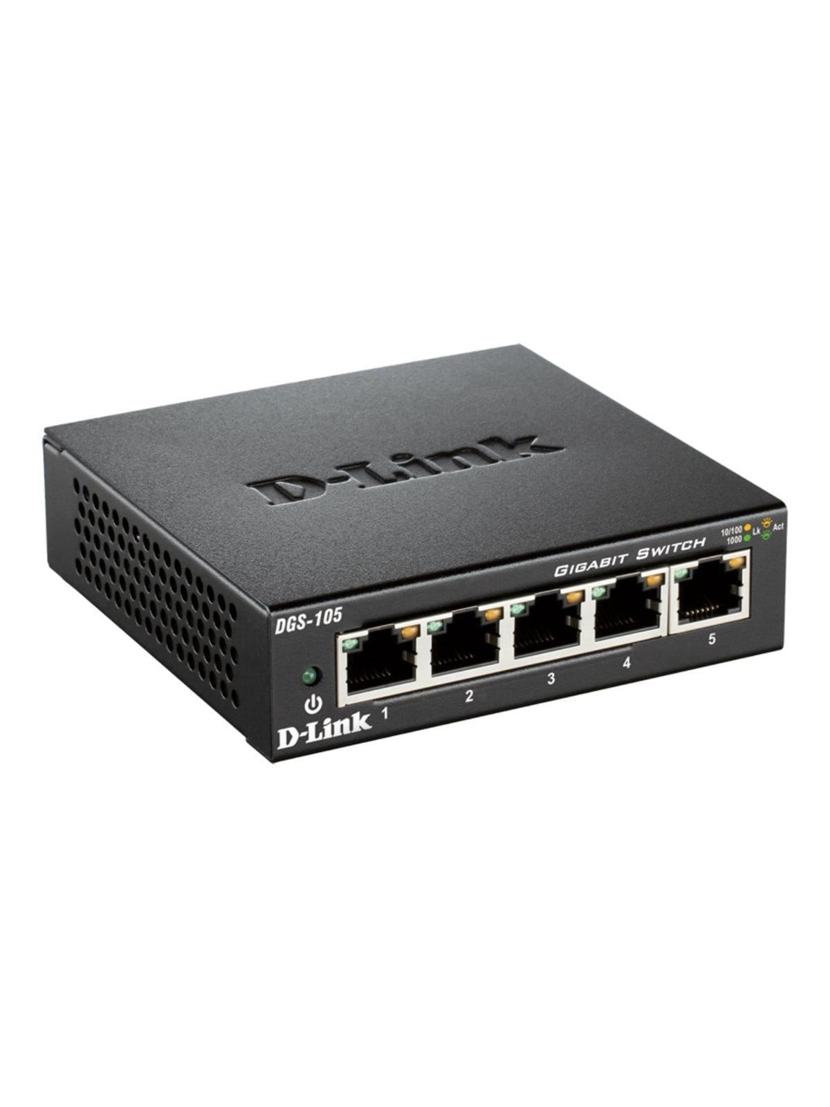 D-link Dgs-105 5-port Gigabit Unmanaged Desktop Switch - Switches - Dgs-105/e