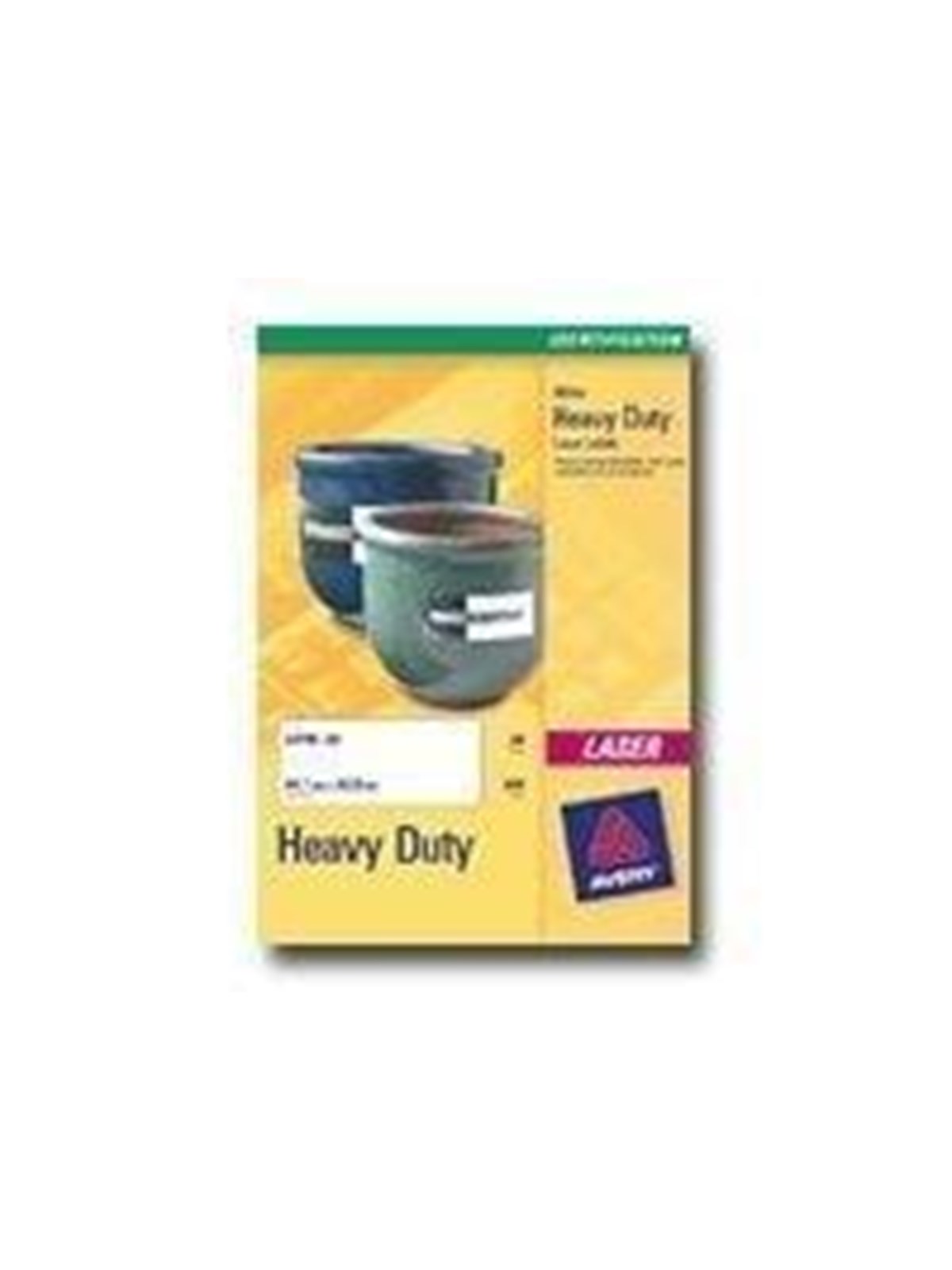 Avery Heavy Duty Laser Labels - Etiketter af Polyester - Papier Fotopapier Und Etiketten - L6013-20