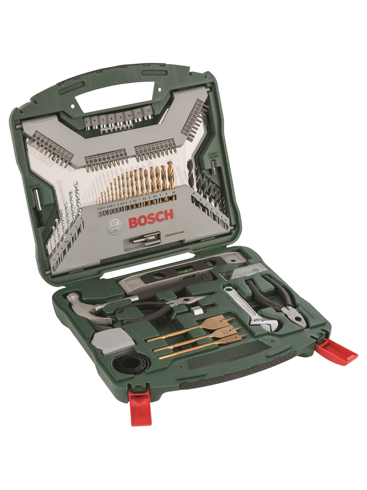 Bosch 103-piece X-line Titanium Set - Bohrer Bits - 2607019331