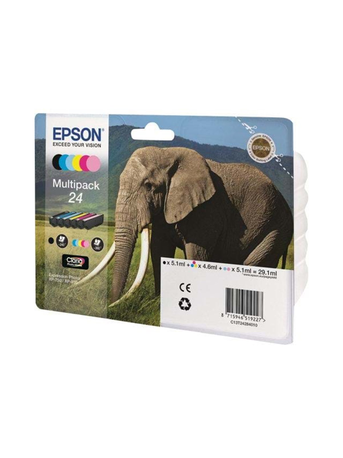 Epson 24 Ink Cartridge Multi - Cmyk - Druckerzubehoer Tinte Toner - C13t24284010
