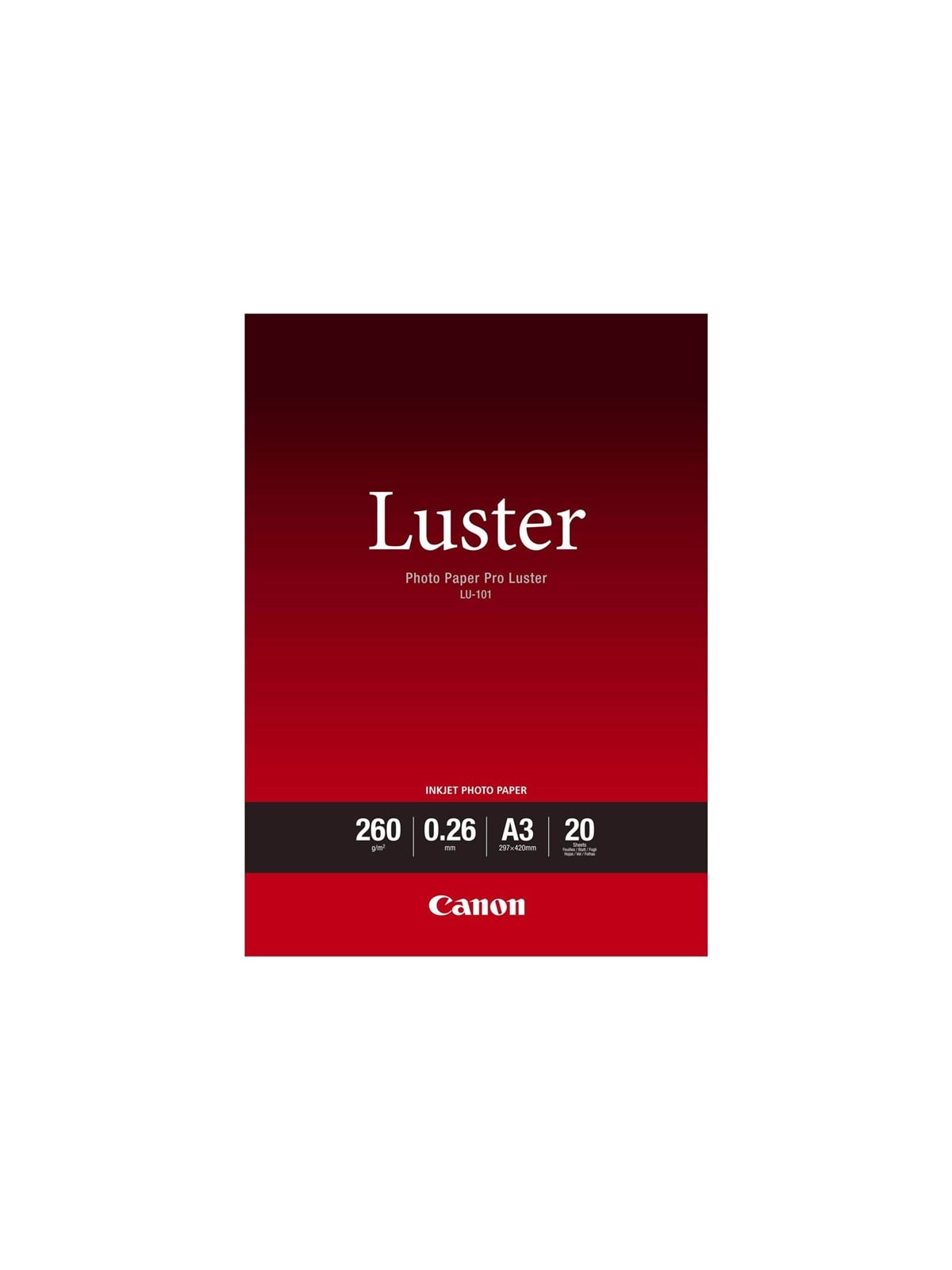 Canon Paper Lu-101 / 6211b007 Pro Luster - Papier Fotopapier Und Etiketten