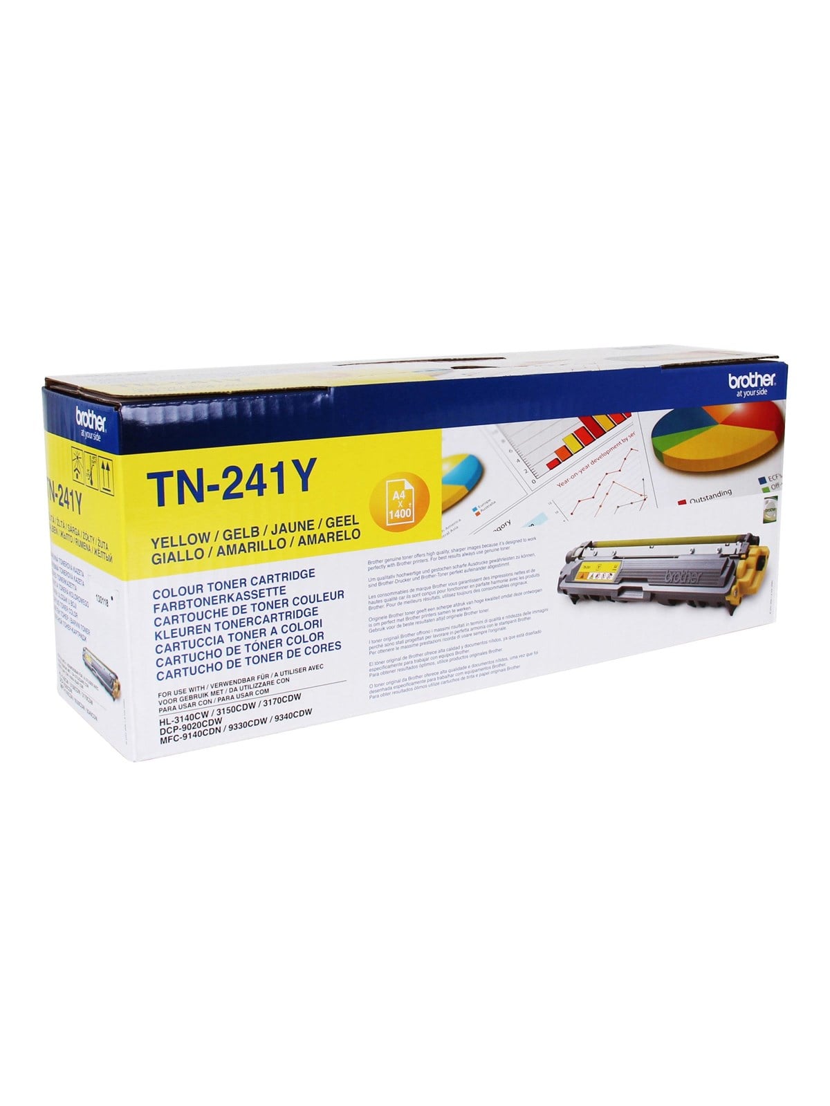 Brother Tn241y / TN 241y Yellow Toner - Tonerpatrone Gelb - Druckerzubehoer Tinte Toner