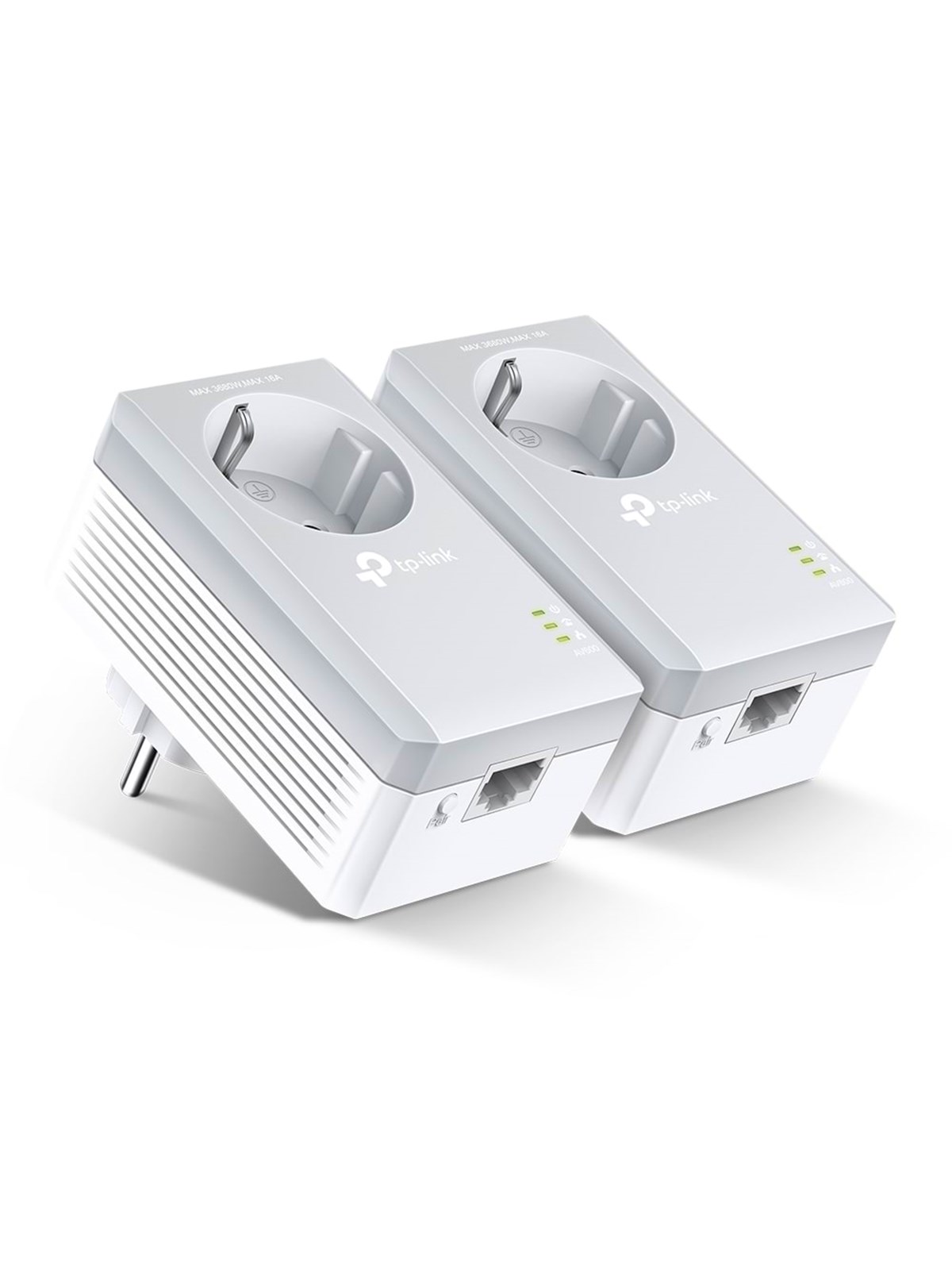 Tp-link Tl-pa4010p Kit Av600 Passthrough Powerline Starter Kit Homeplugs - Homeplug Powerline - Tl-pa4010pkit