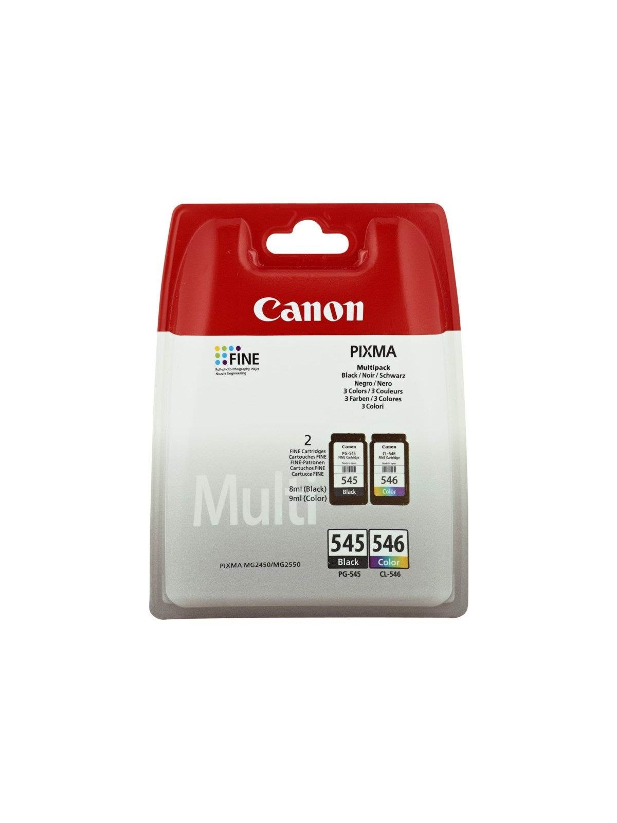 Canon Pg-545/cl-546 / 8287b005 Multi Pac - Tintenpatrone Farbe ( Cyan, Magenta, Gelb) - Druckerzubehoer Tinte Toner