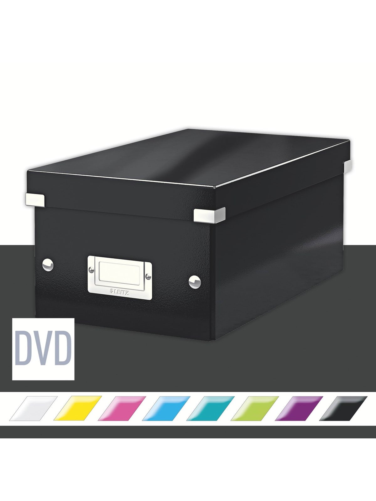 Leitz Click & Store Wow Dvd Aufbewahrungsbox Schwarz - Archivierung Und Aufbewahrung - 6042-00-95
