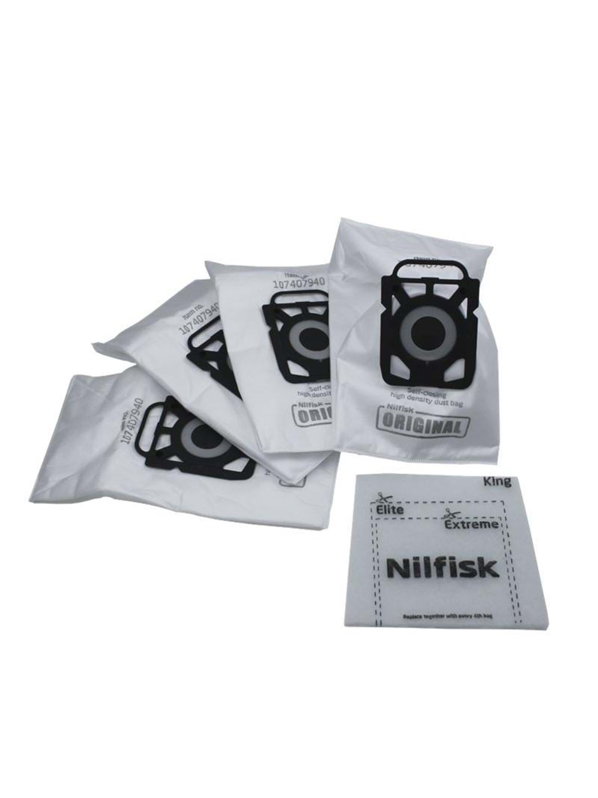 Nilfisk Staubsaugerbeutel Für Elite - 107407940