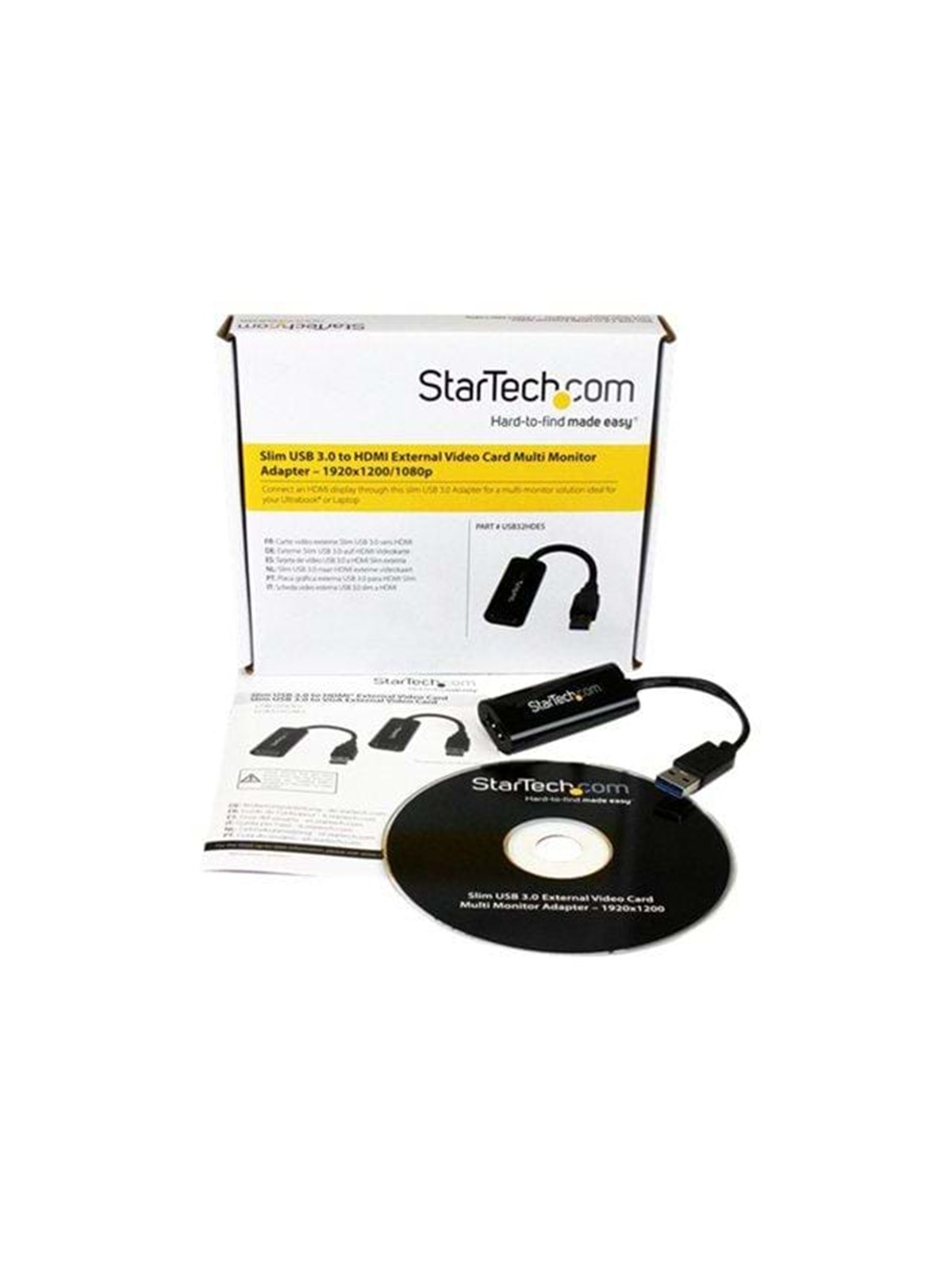 Slim Usb 3.0 zu Hdmi External Video Card Multi Monitor Adapter Extern Videoadapter - Display Kabel - Usb32hdes