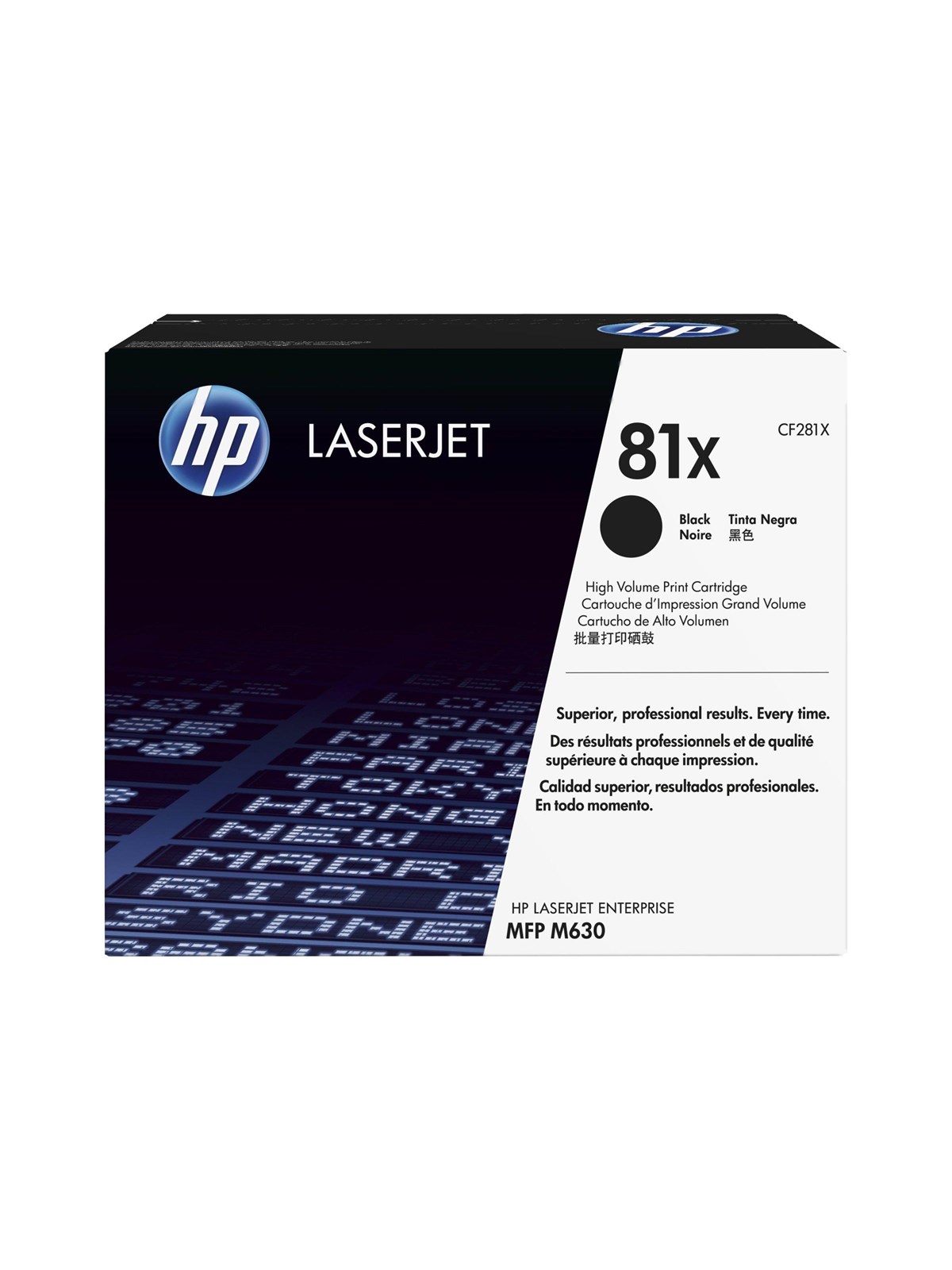 HP 81x / Cf281x High Capacity Black Toner - Druckerzubehoer Tinte Toner