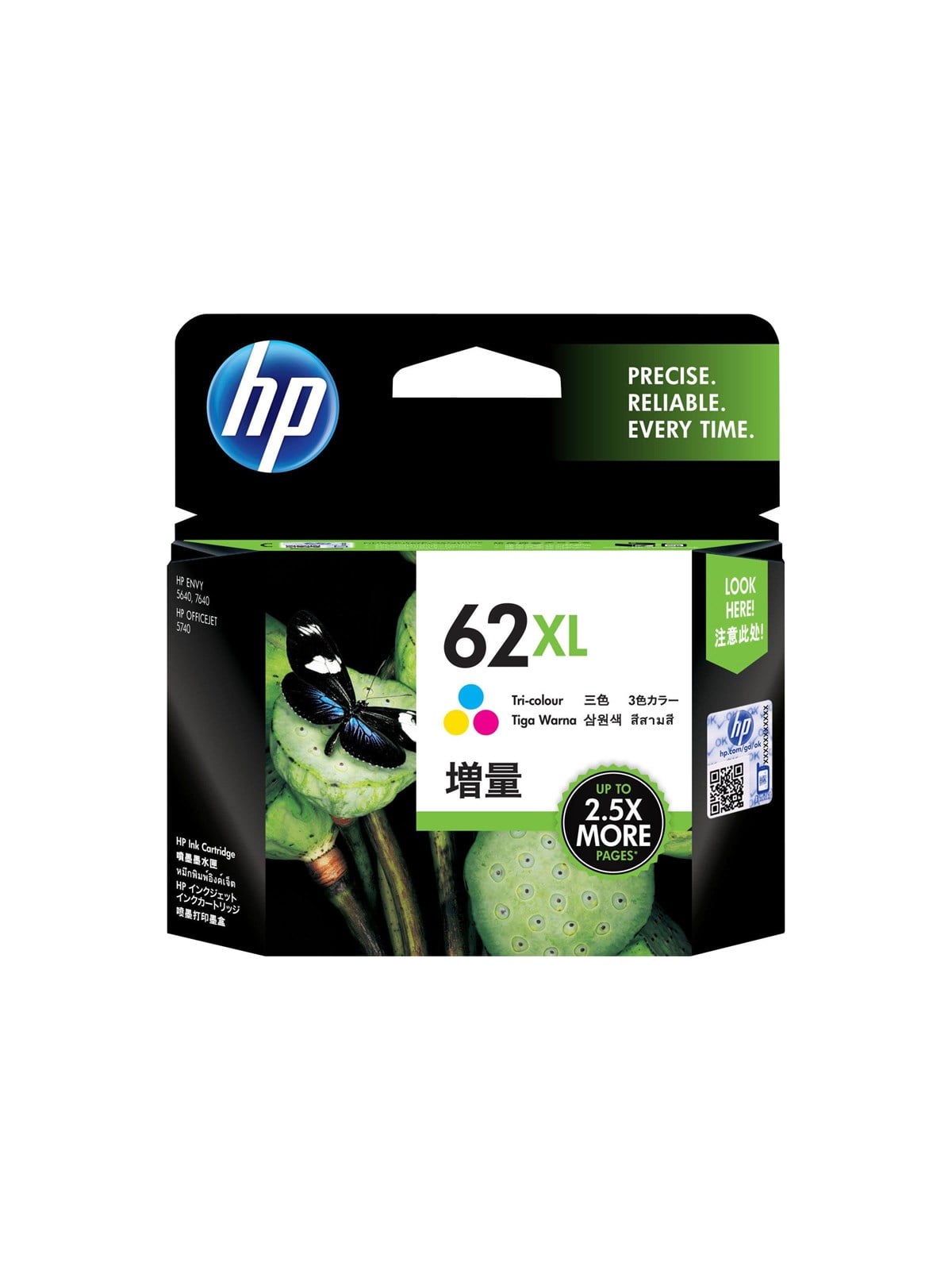 HP 62xl / C2p07ae Tri-color Ink (Cyan Magenta Yellow) - Druckerzubehoer Tinte Toner