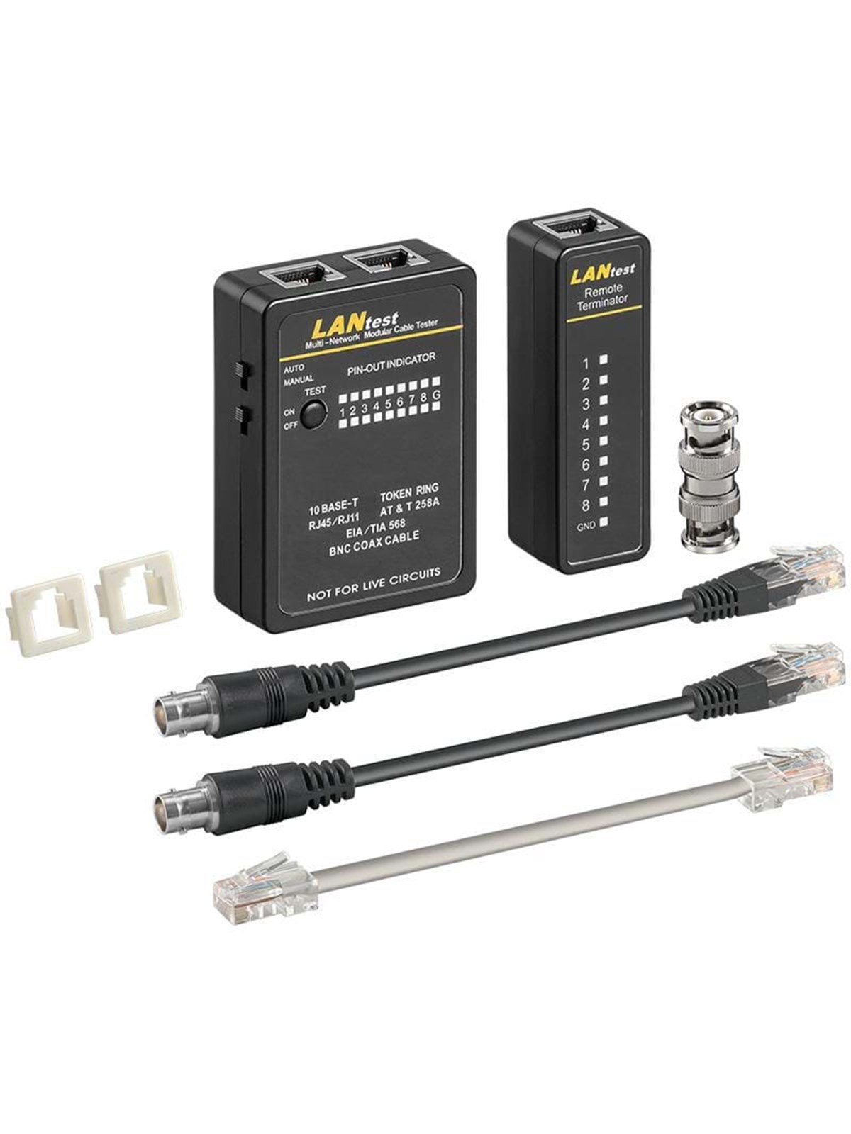 Pro Netzwerk Kabel Tester Set - Netzwerkzubehoer - 4040849930102