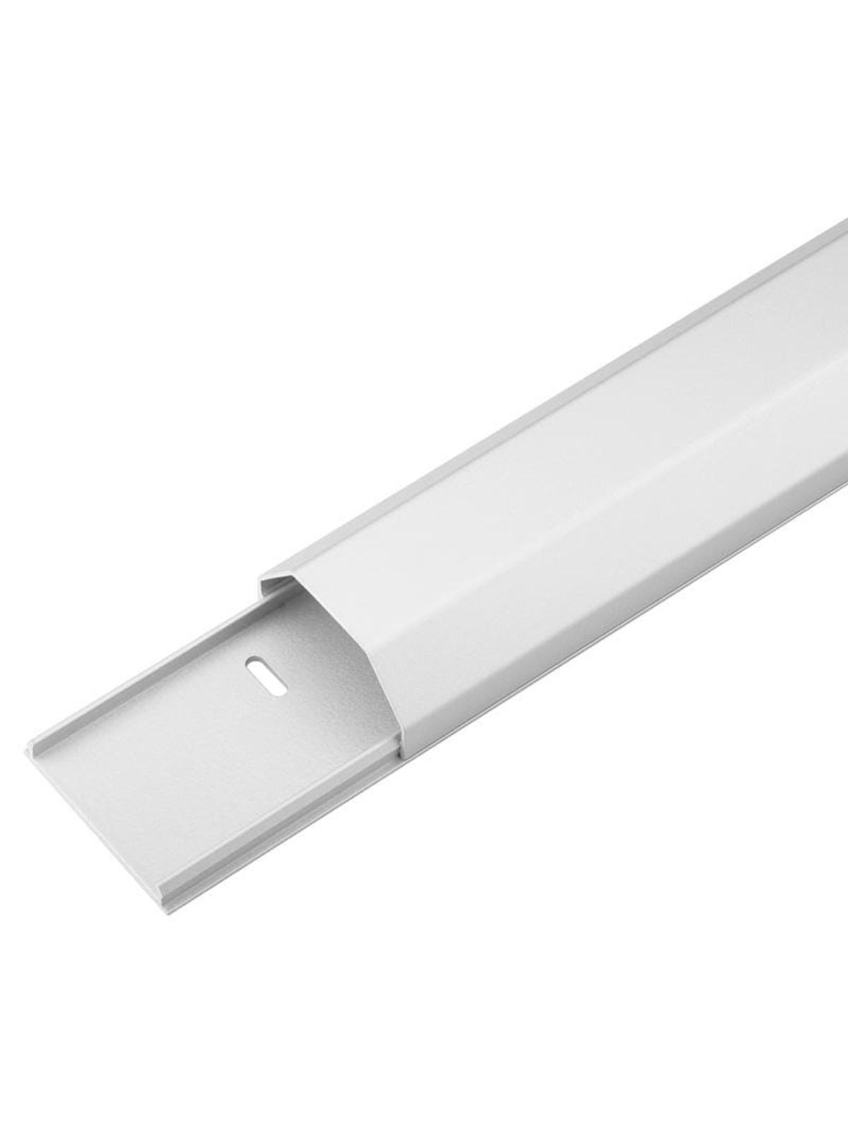 Pro Aluminium Kabel Abdeckung 50mm Weiß - Kabelkanal Kabelschlauch - 4040849907289