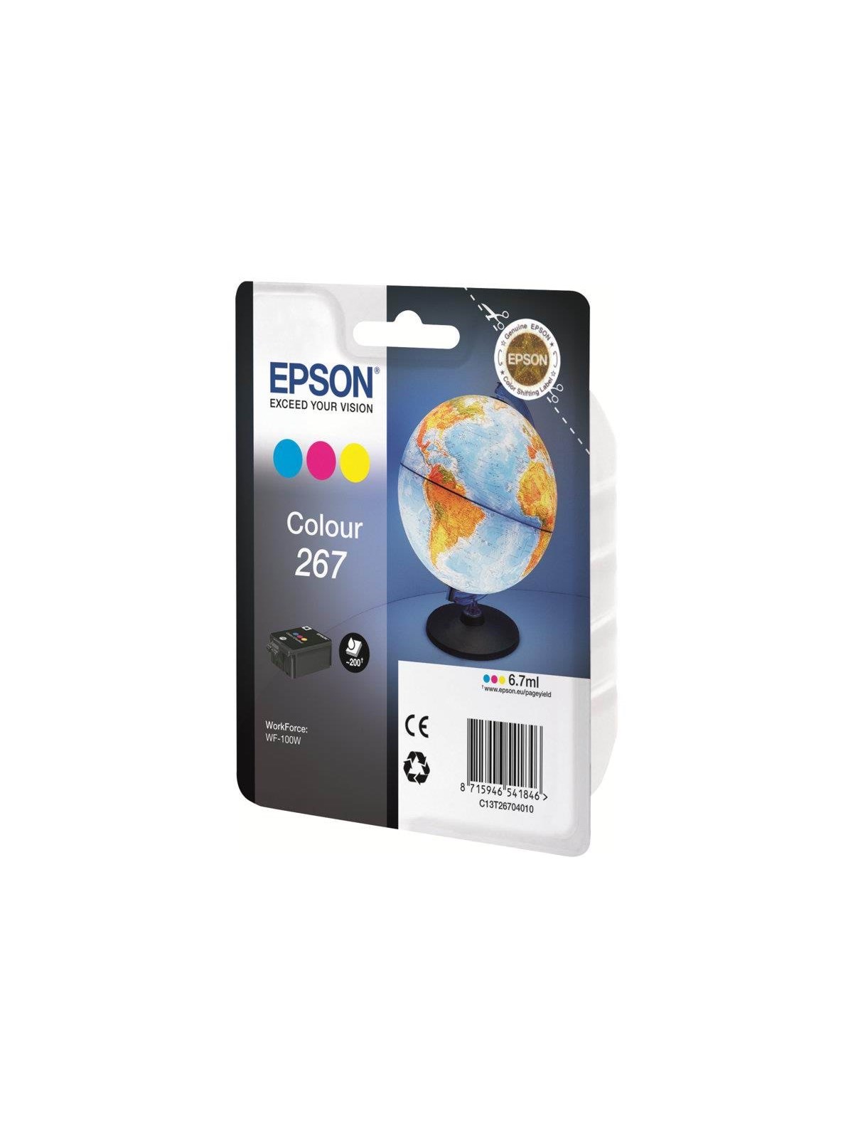 Epson 267 / C13t2670 - (Yellow Magenta Cyan) Ink - Druckerzubehoer Tinte Toner - C13t26704010