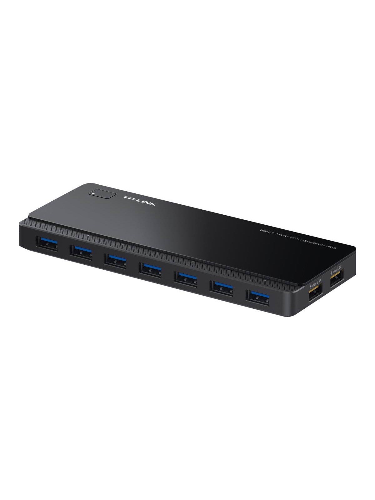 Tp-link Uh720 Usb 3.0 7-port Hub With 2 Charging Ports Usb-hubs - Usb 3.0 - 7 - Schwarz - Usb Hubs