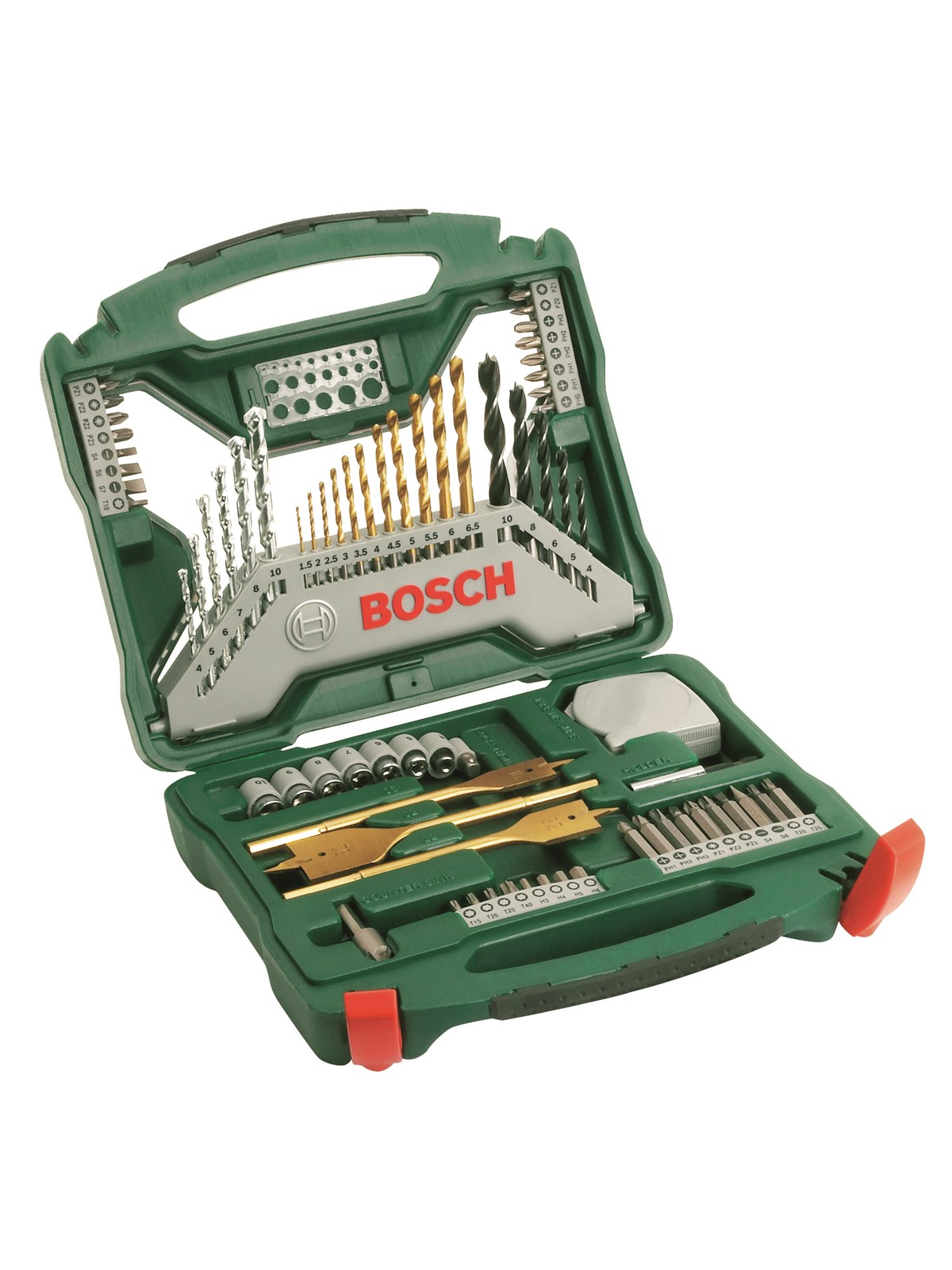 Bosch X-line Titanium Drill & Bit 70 Stk. - Bohrer Bits - 2607019329