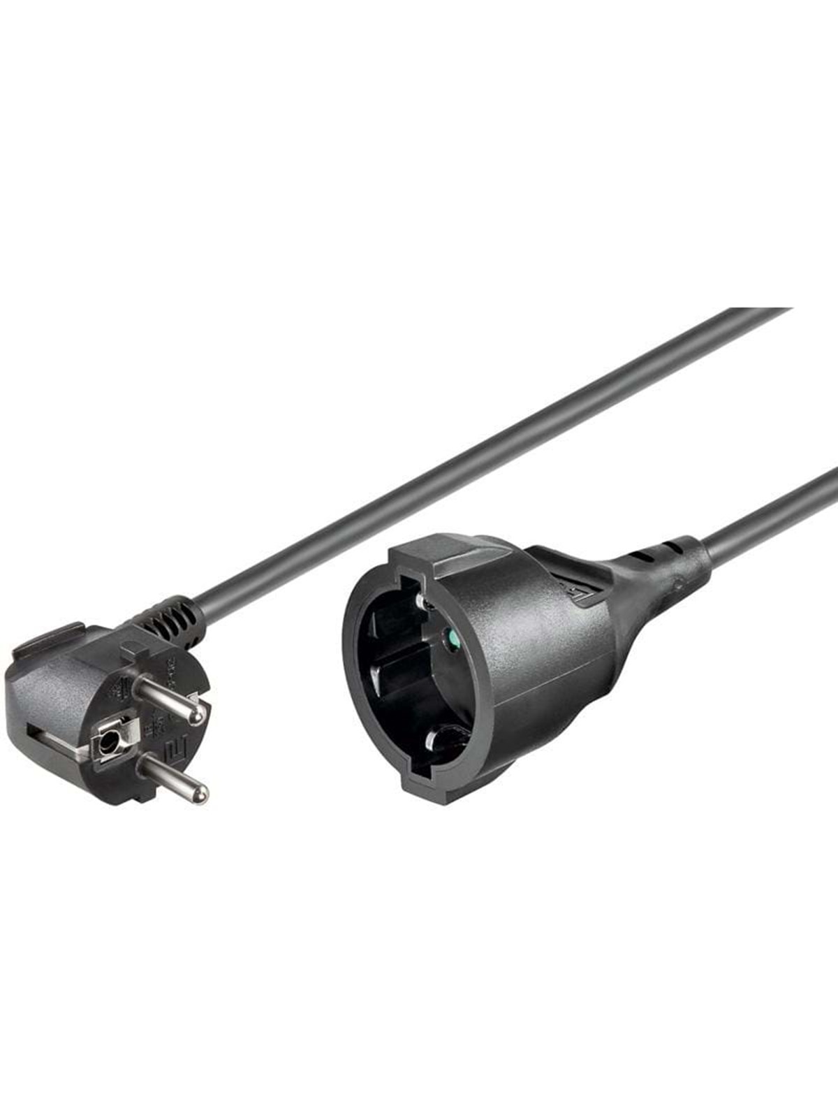 Pro Strom Kabel C13 Ext. - Schwarz - 5m - Stromkabel Extern - 4040849930942