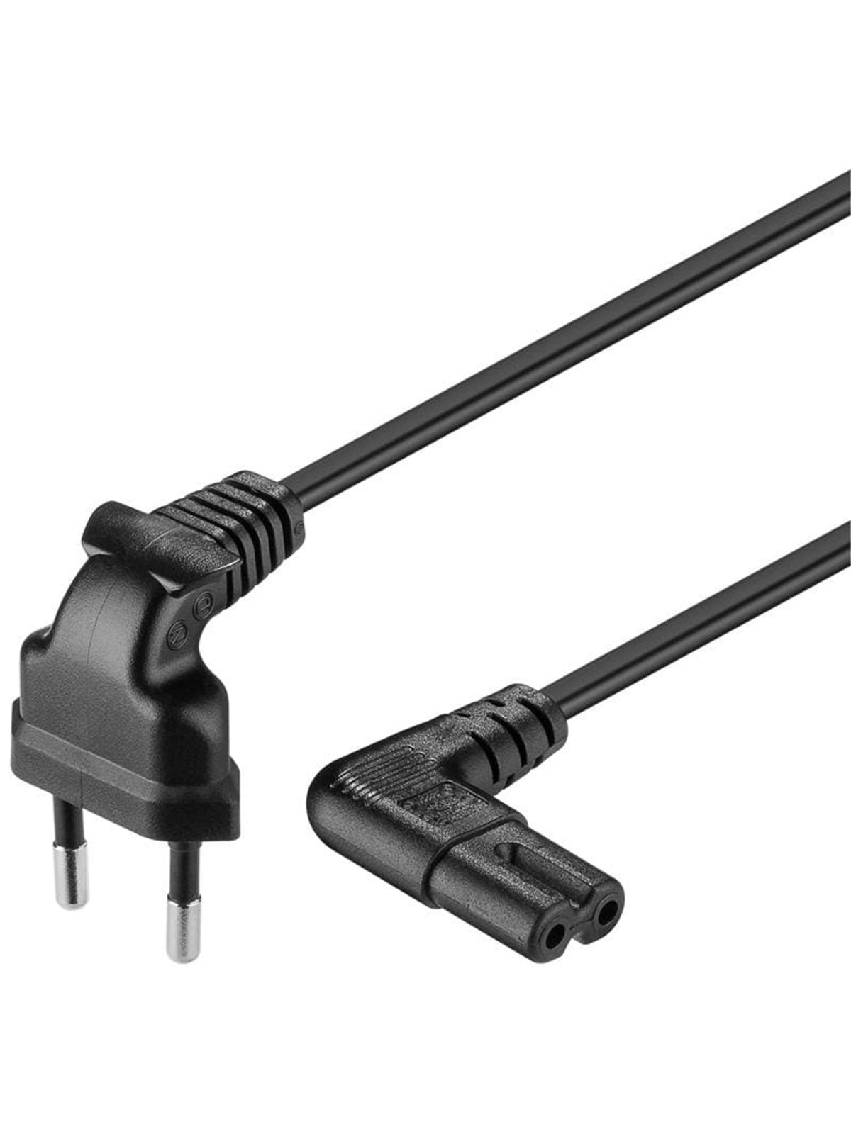Pro Power Cable C7 - 3 m - Schwarz - 90° - Stromkabel Extern - 4040849973543