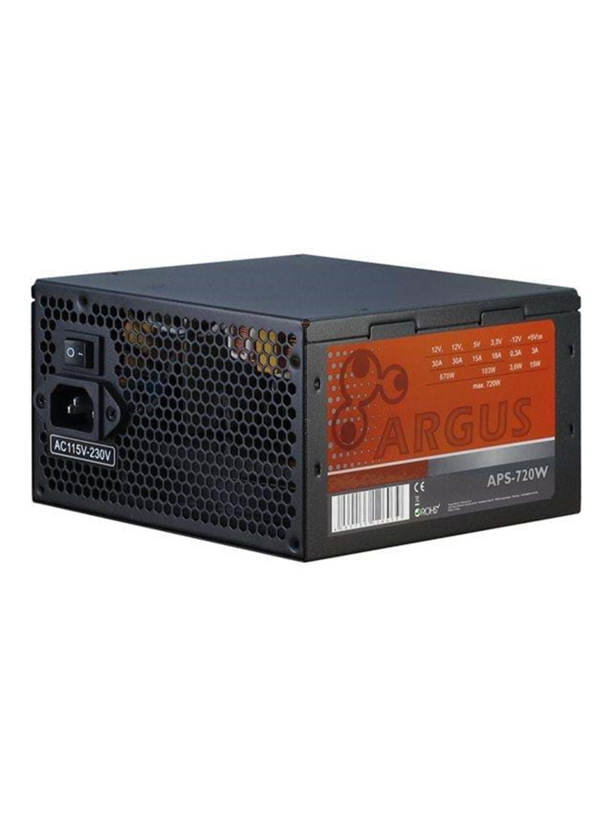 Inter-tech Argus Aps-720w Netzteile - 720 Watt - 120 mm - Atx - 80 Plus - 88882119