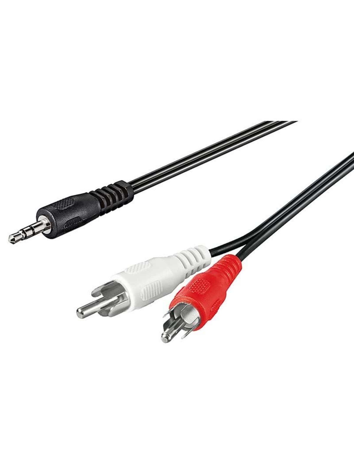 Pro Minijack - 2xrca - Schwarz - 15m - Audio Kabel - 4040849507809