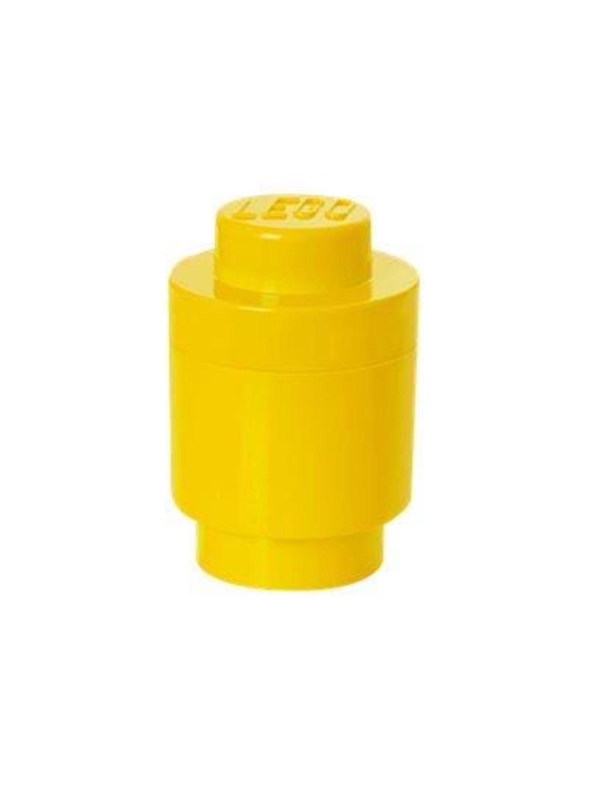 Lego Storage Brick 1 Round - Yellow - Kinderzimmer - 40301732